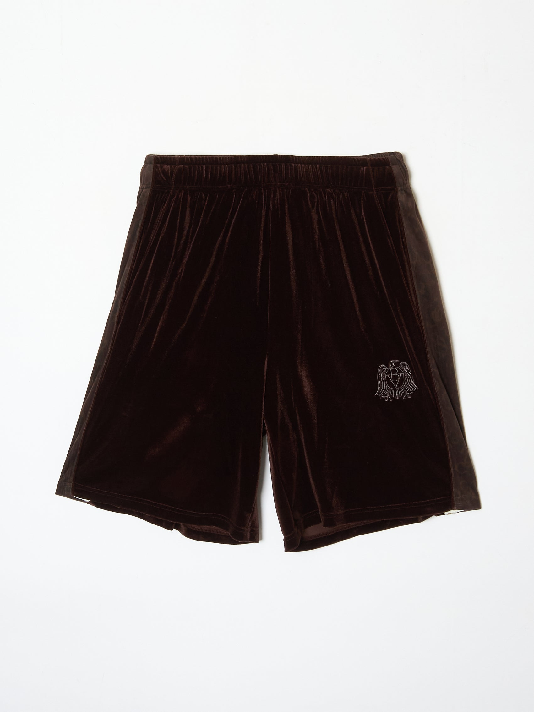 LEOPARD VELOUR HALF PANTS
