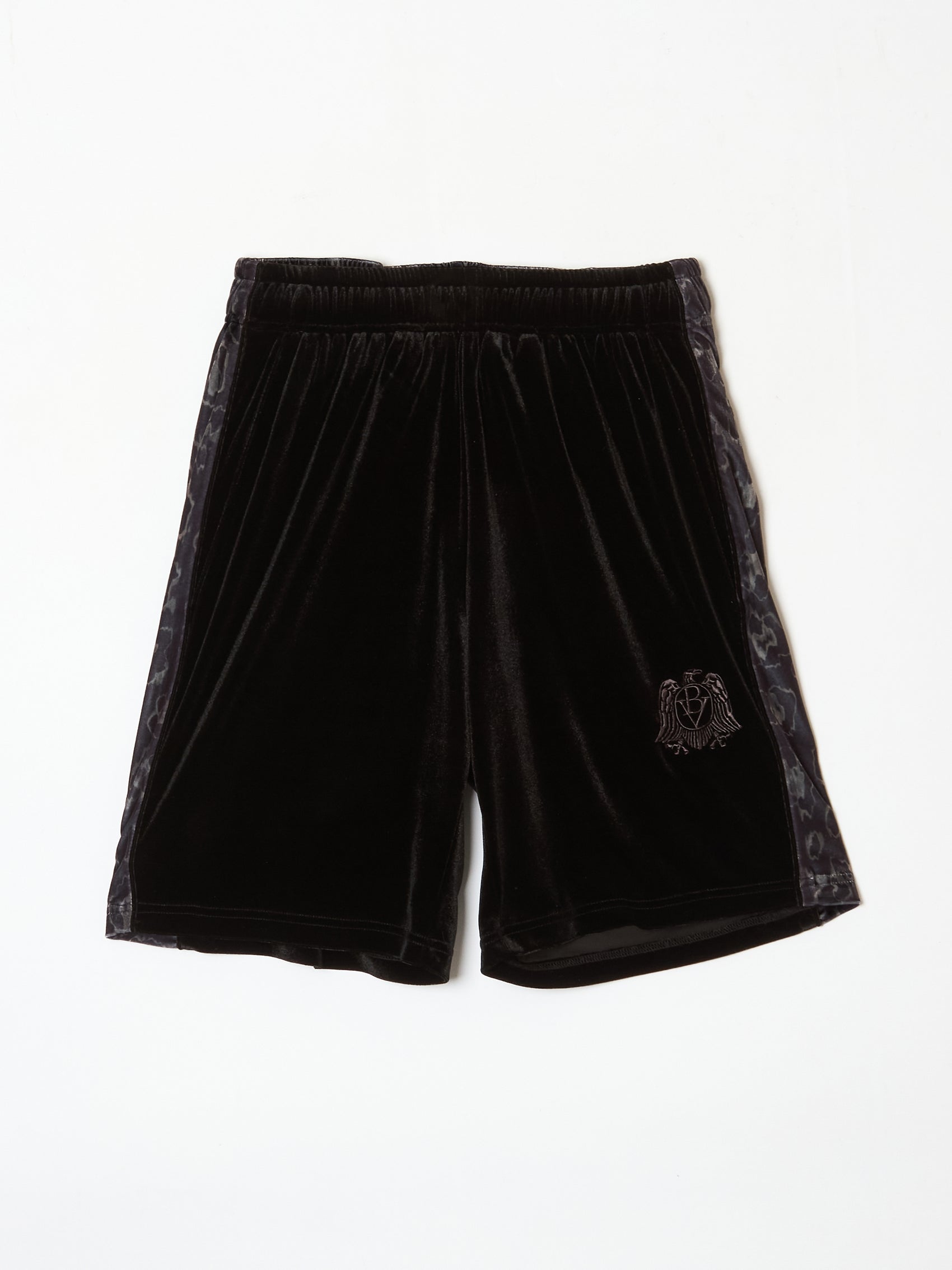 LEOPARD VELOUR HALF PANTS