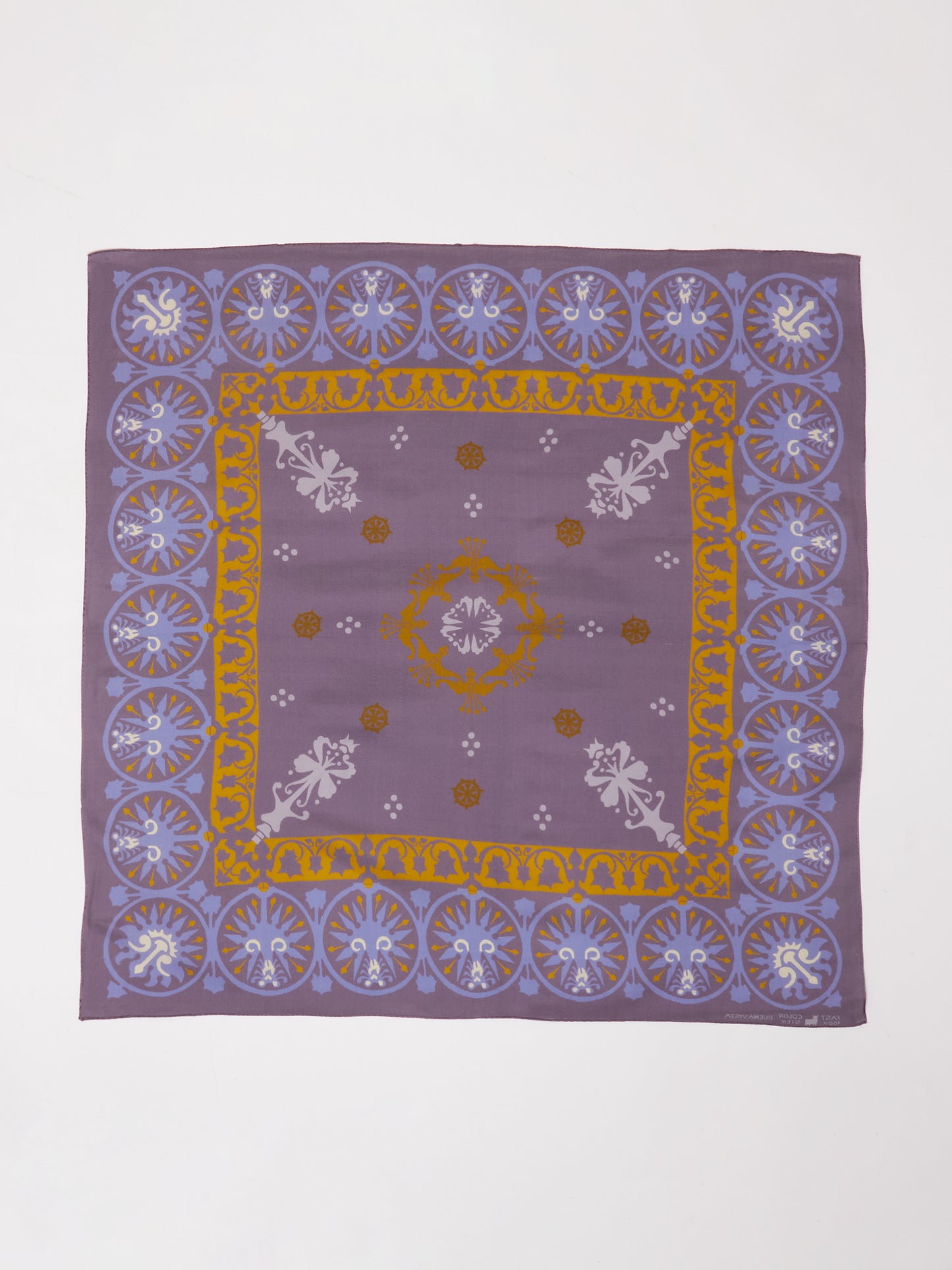 Colored Bandana Silk Scarf