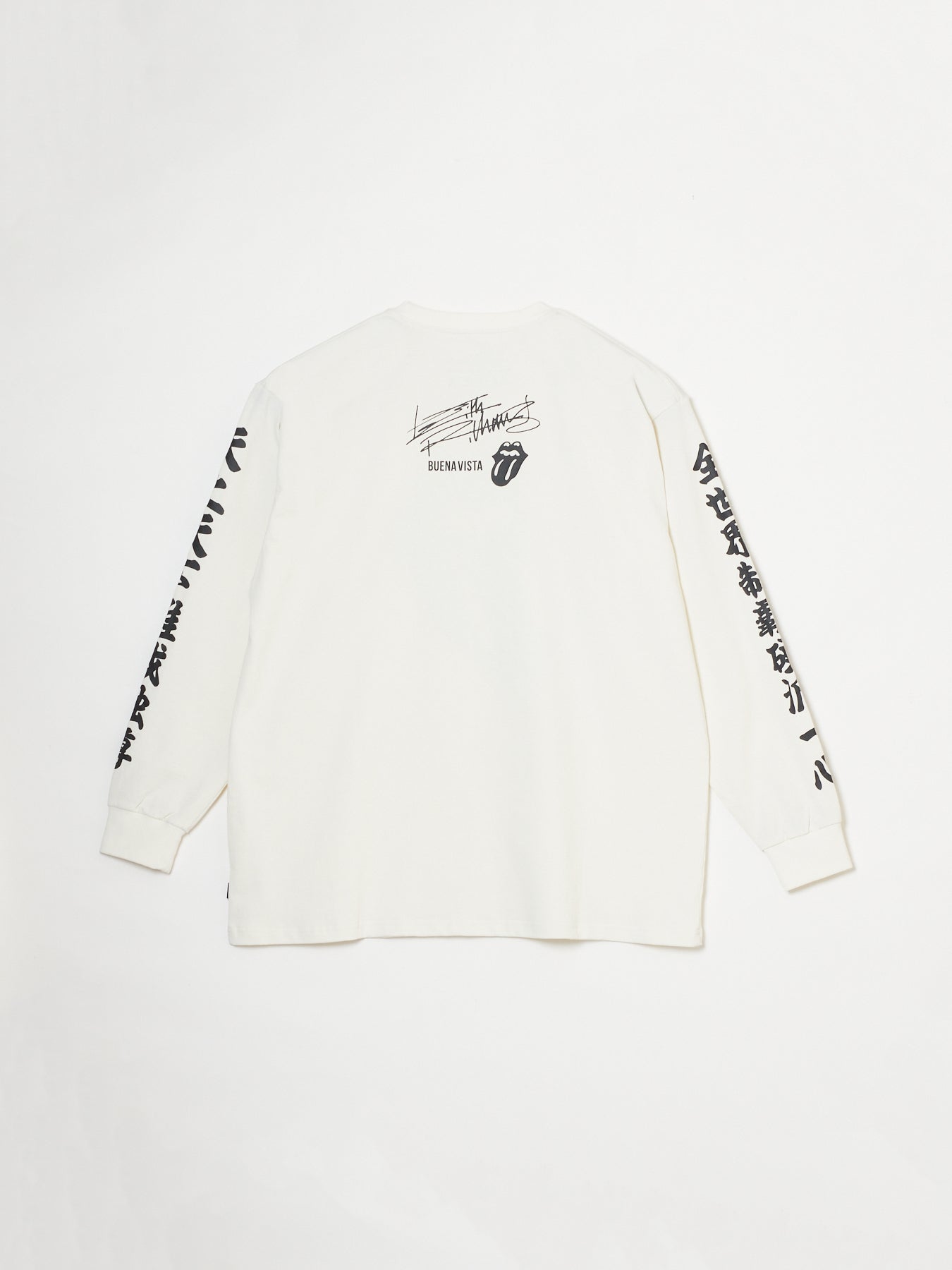 The Rolling Stones rip&tongue pigment L/S tee