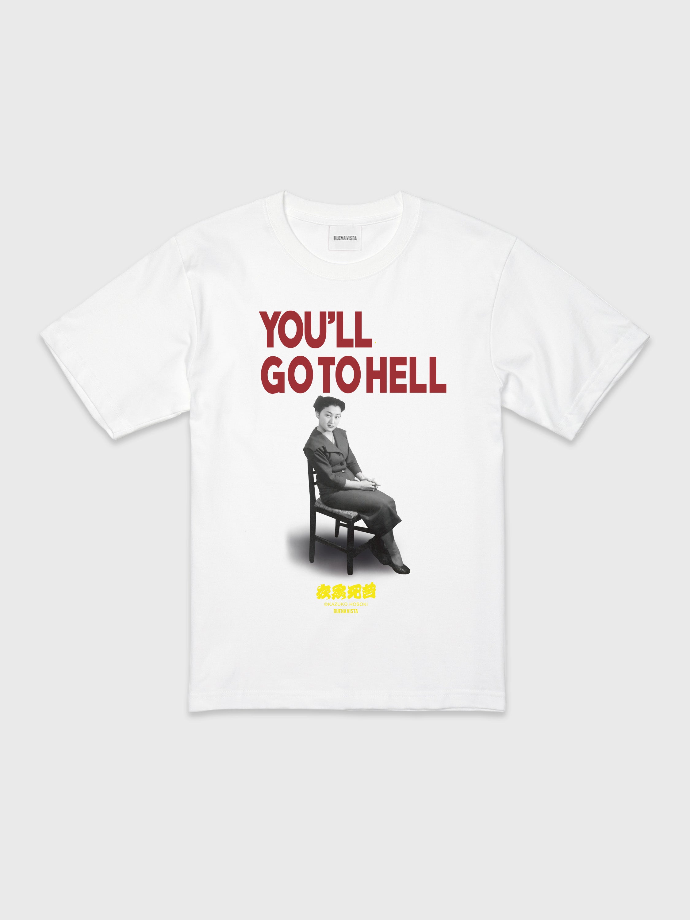 YOU'LL GO TO HELL tee - young – BUENA VISTA｜ブエナビスタ 公式サイト