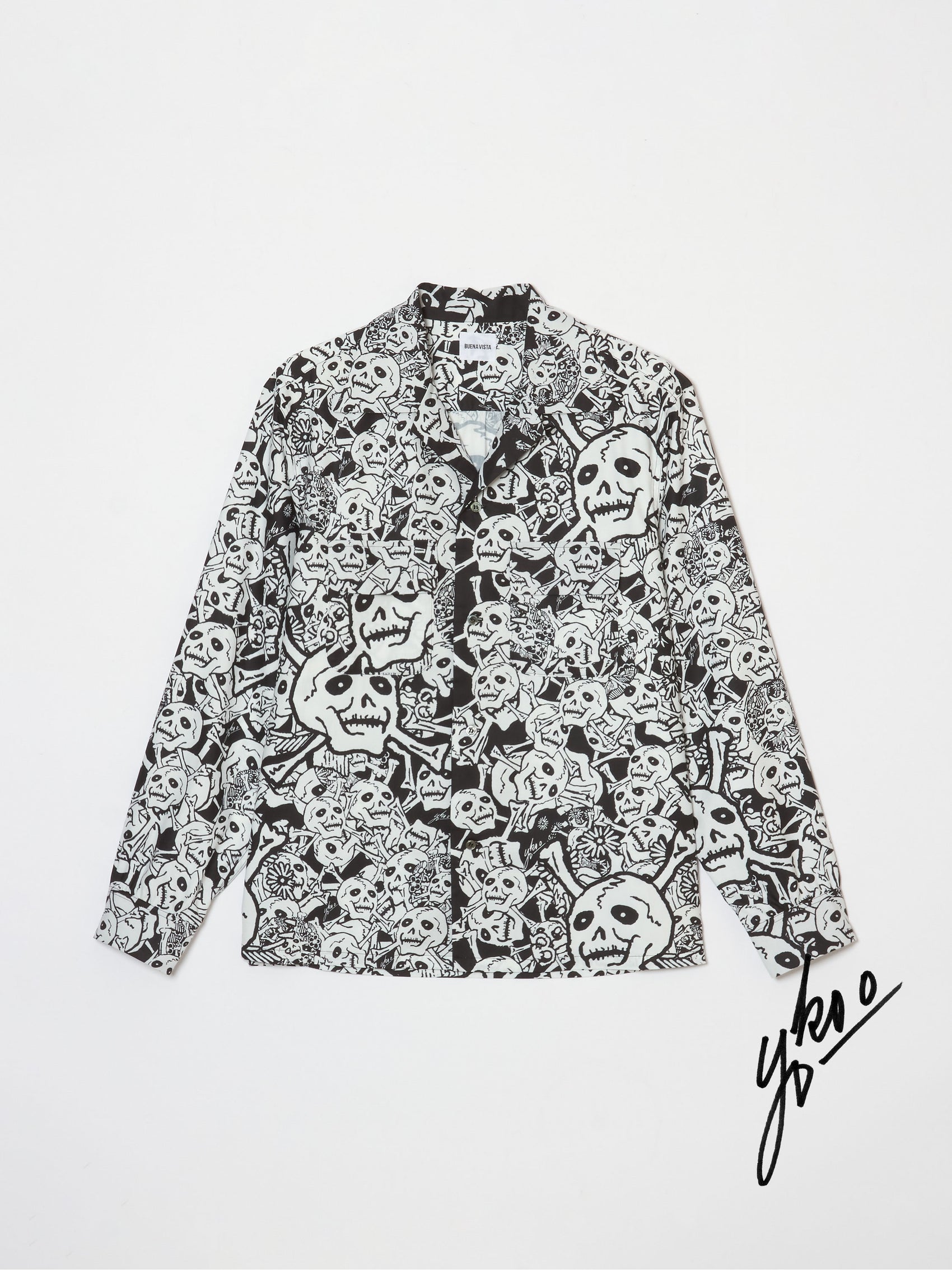 【横尾忠則 × BUENA VISTA】雑踏髑髏 L/S shirts