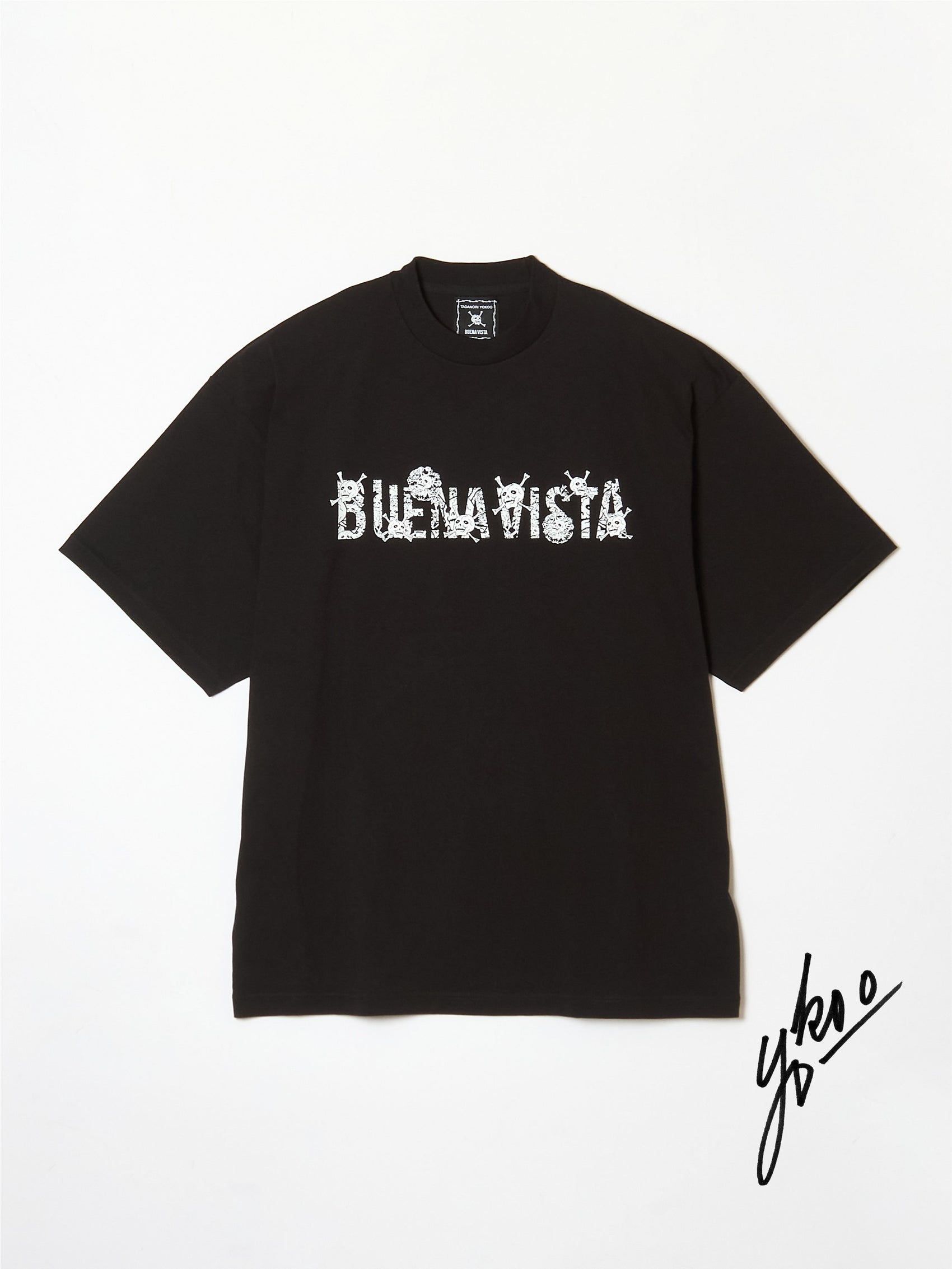 【横尾忠則 × BUENA VISTA】雑踏髑髏 LOGO tee