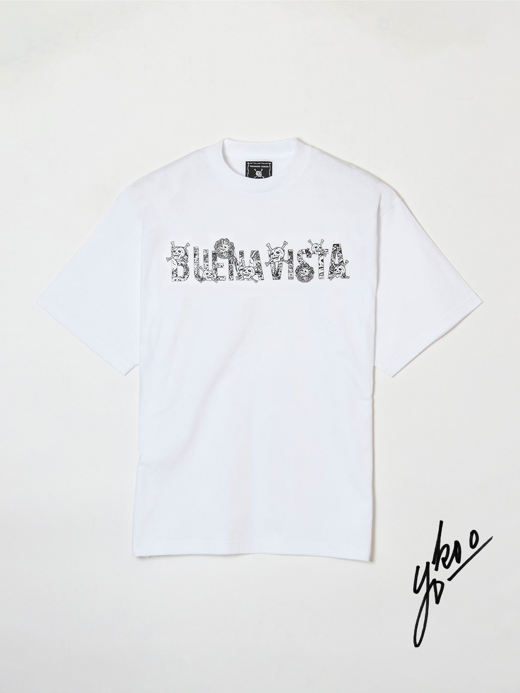 【横尾忠則 × BUENA VISTA】雑踏髑髏 LOGO tee