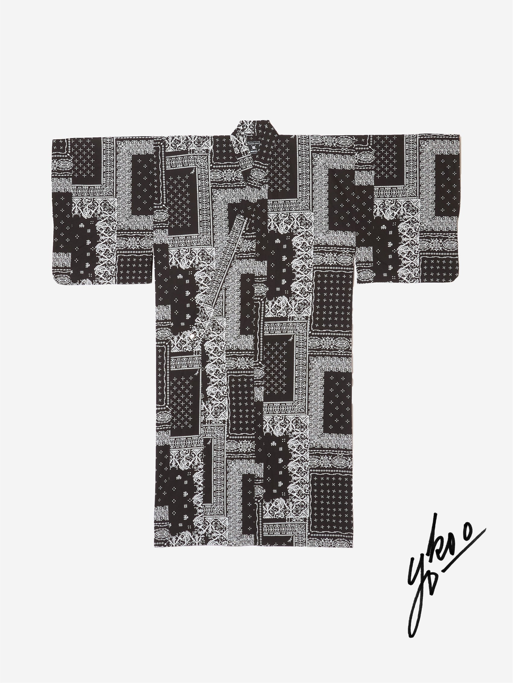 【横尾忠則 × BUENA VISTA】髑髏 bandana浴衣