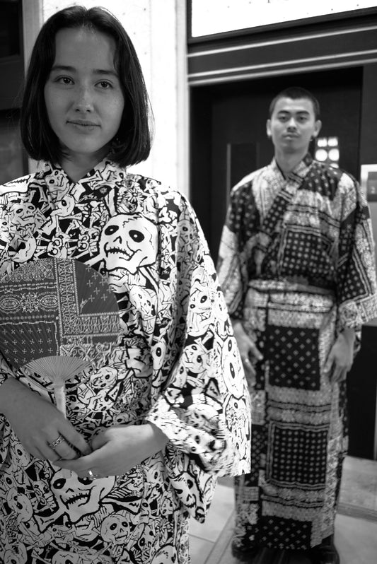 【横尾忠則 × BUENA VISTA】髑髏bandana うちわ