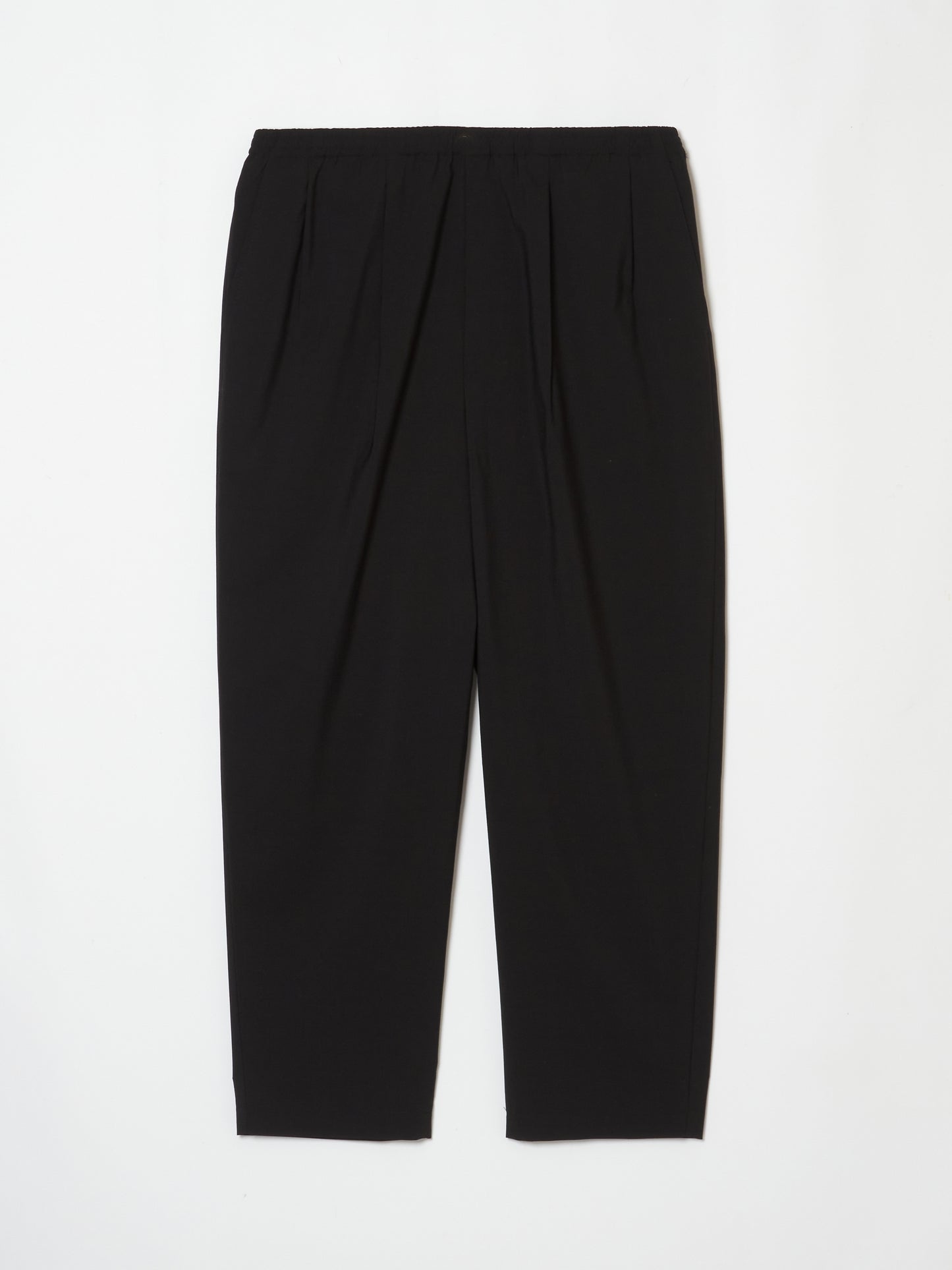 ブエナビスタのEASY TUCK SLACKS・ブラック