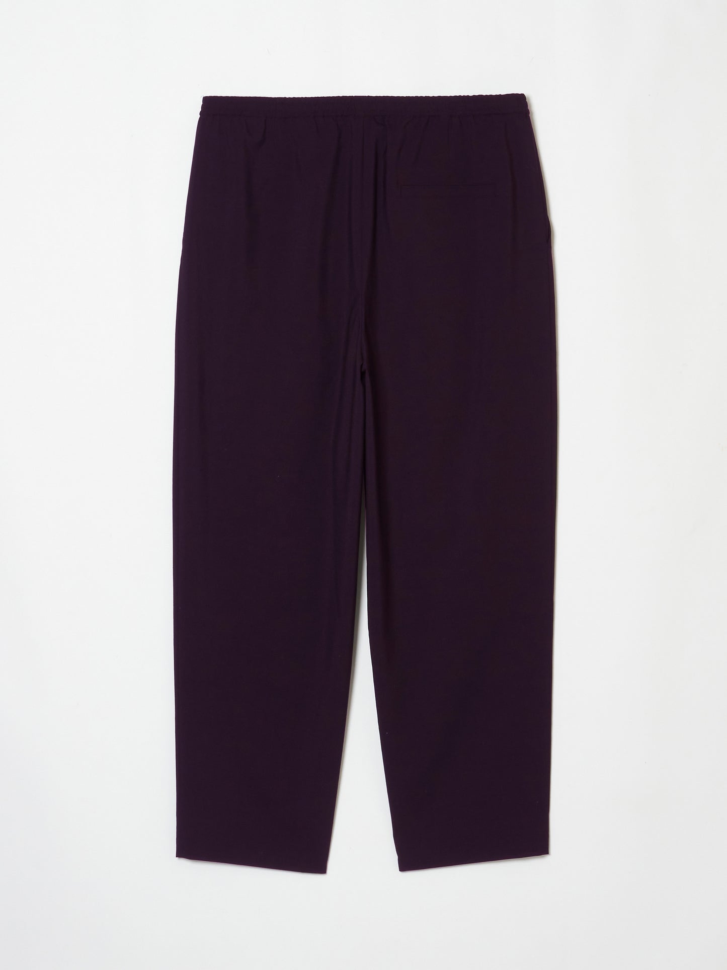 ブエナビスタのEASY TUCK SLACKS・ボルドー