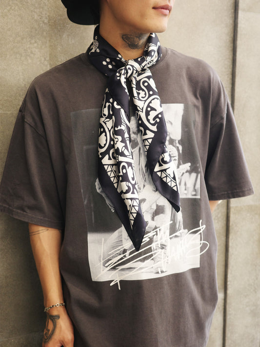 BANDANA SILK SCARF