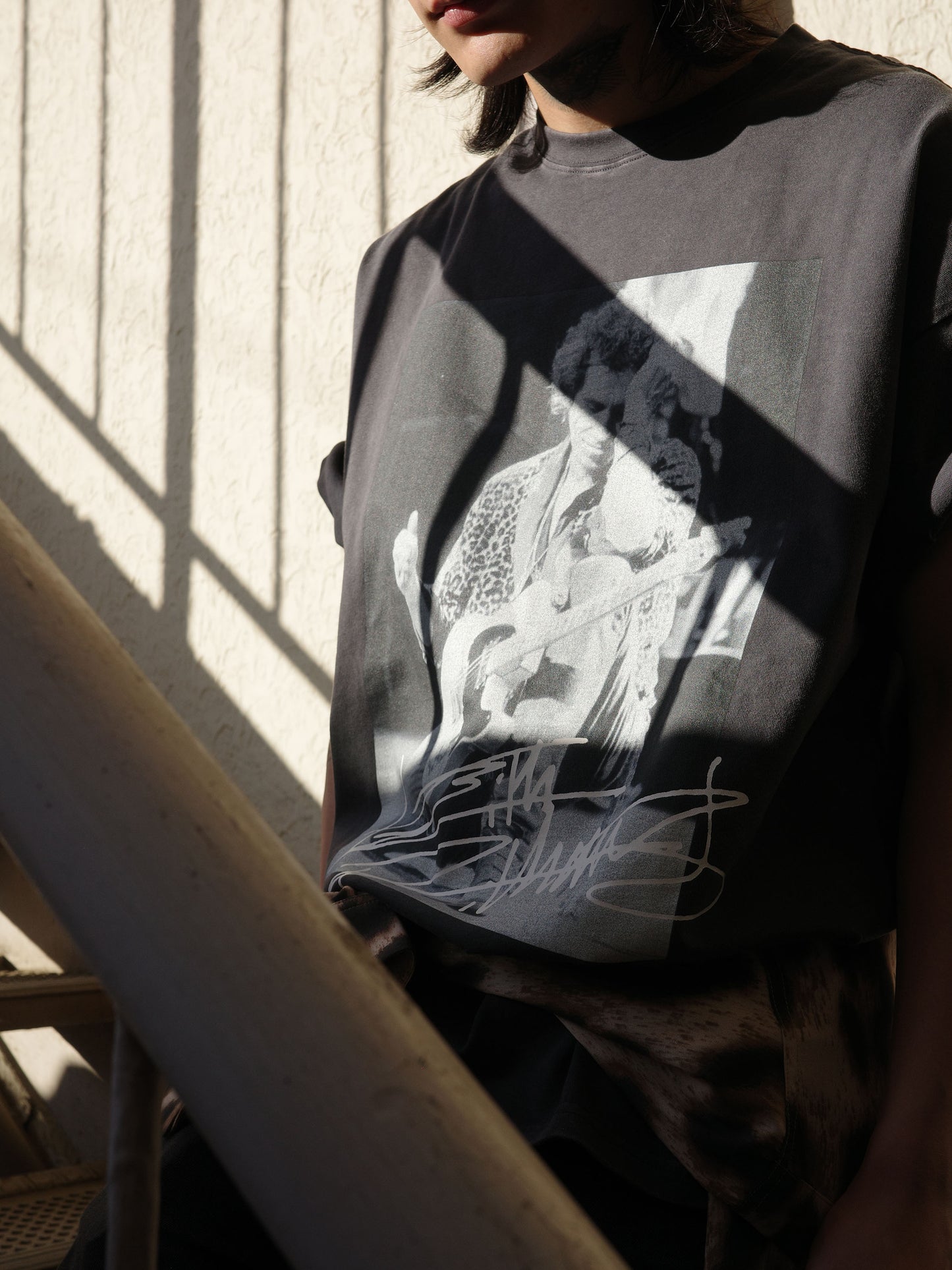 Keith Richards photo tee uno