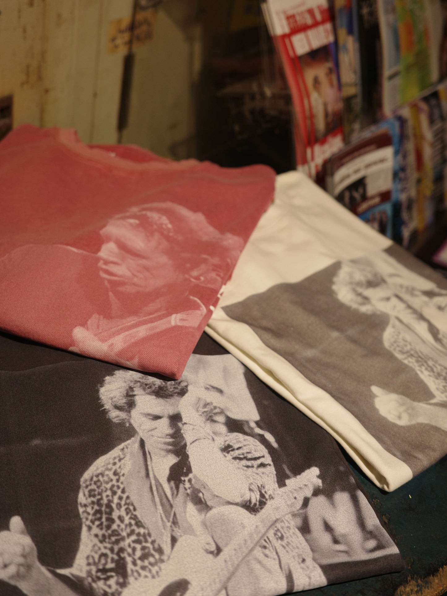 Keith Richards photo tee uno