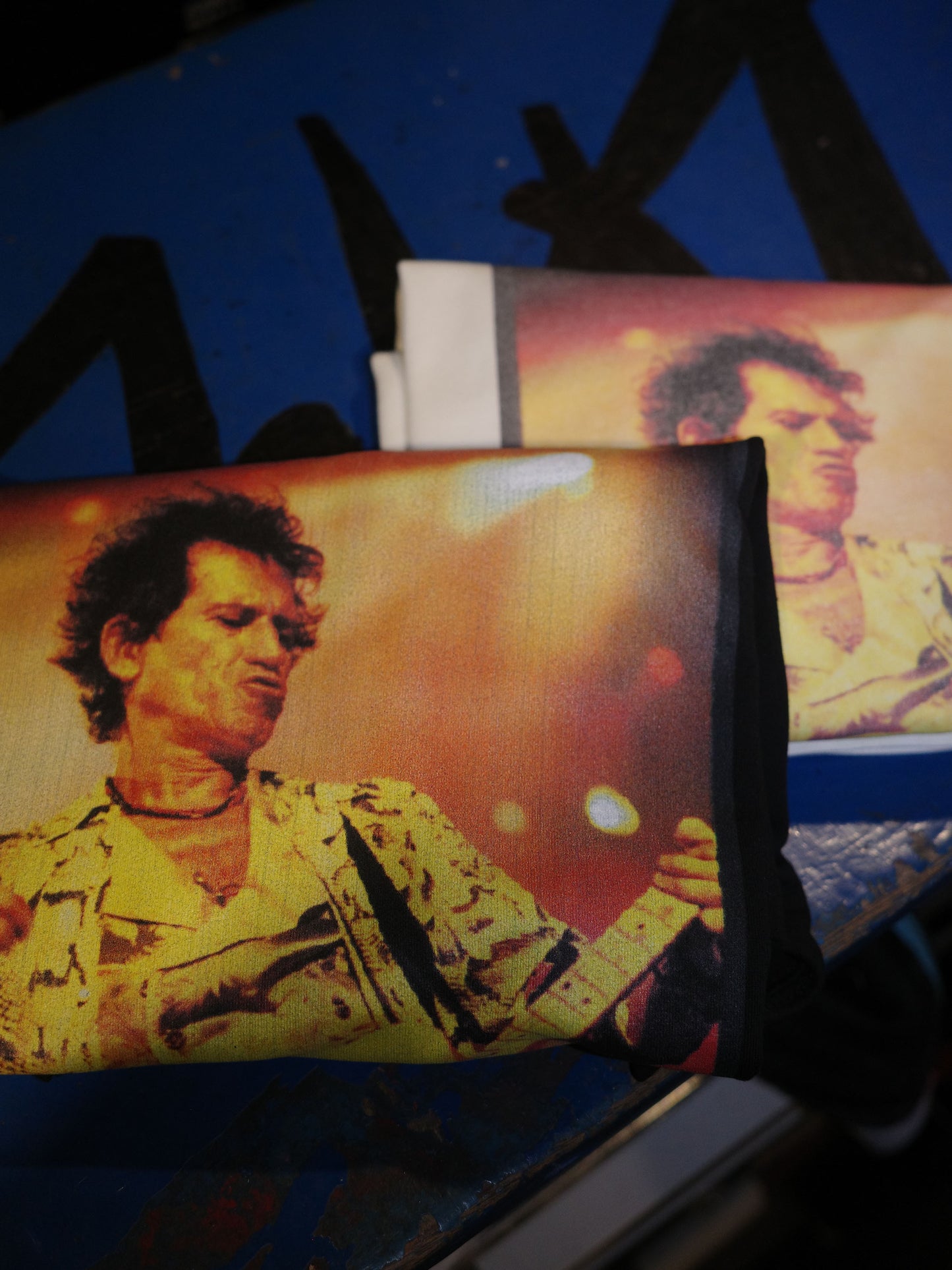 Keith Richards photo tee dos