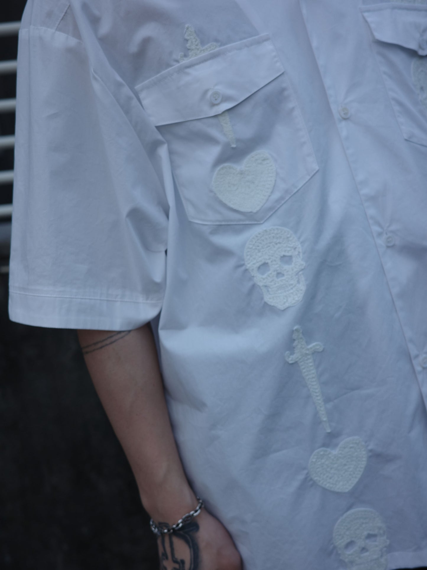 Guayabera shorts shirt