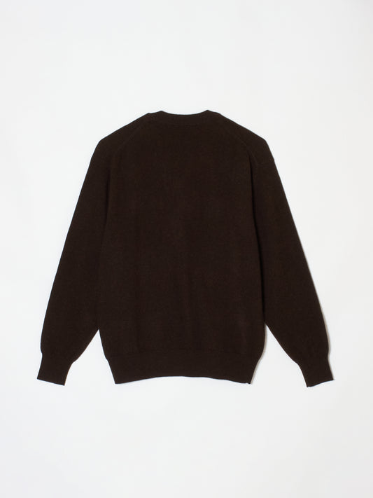 Cashmere logo knit cardigan