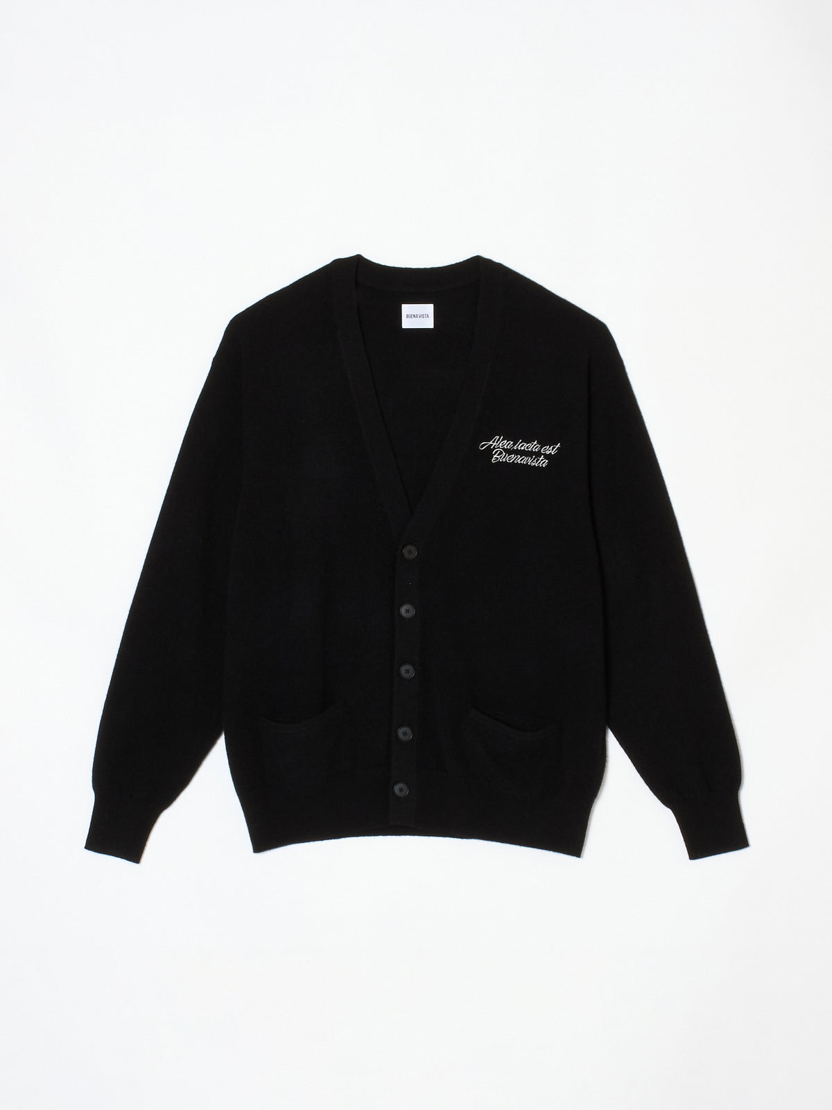 Cashmere logo knit cardigan