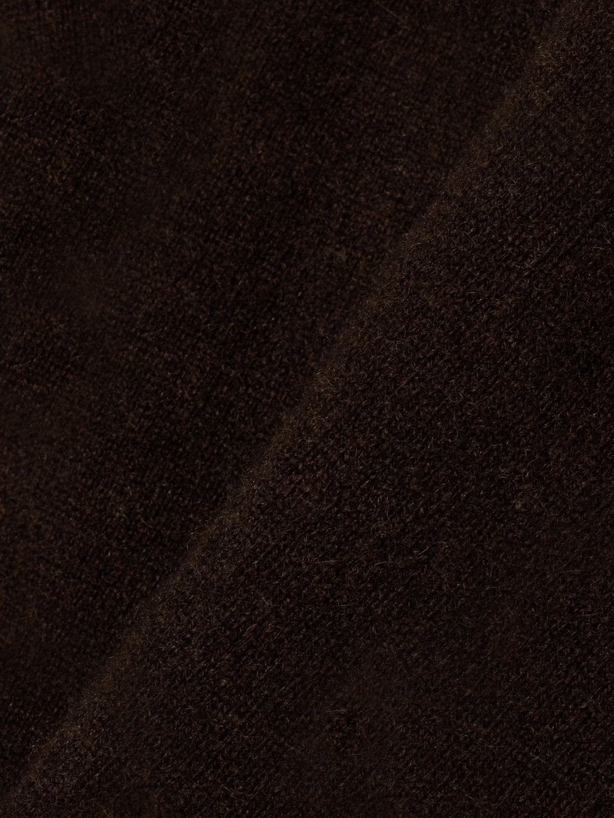 Cashmere crew neck logo knit