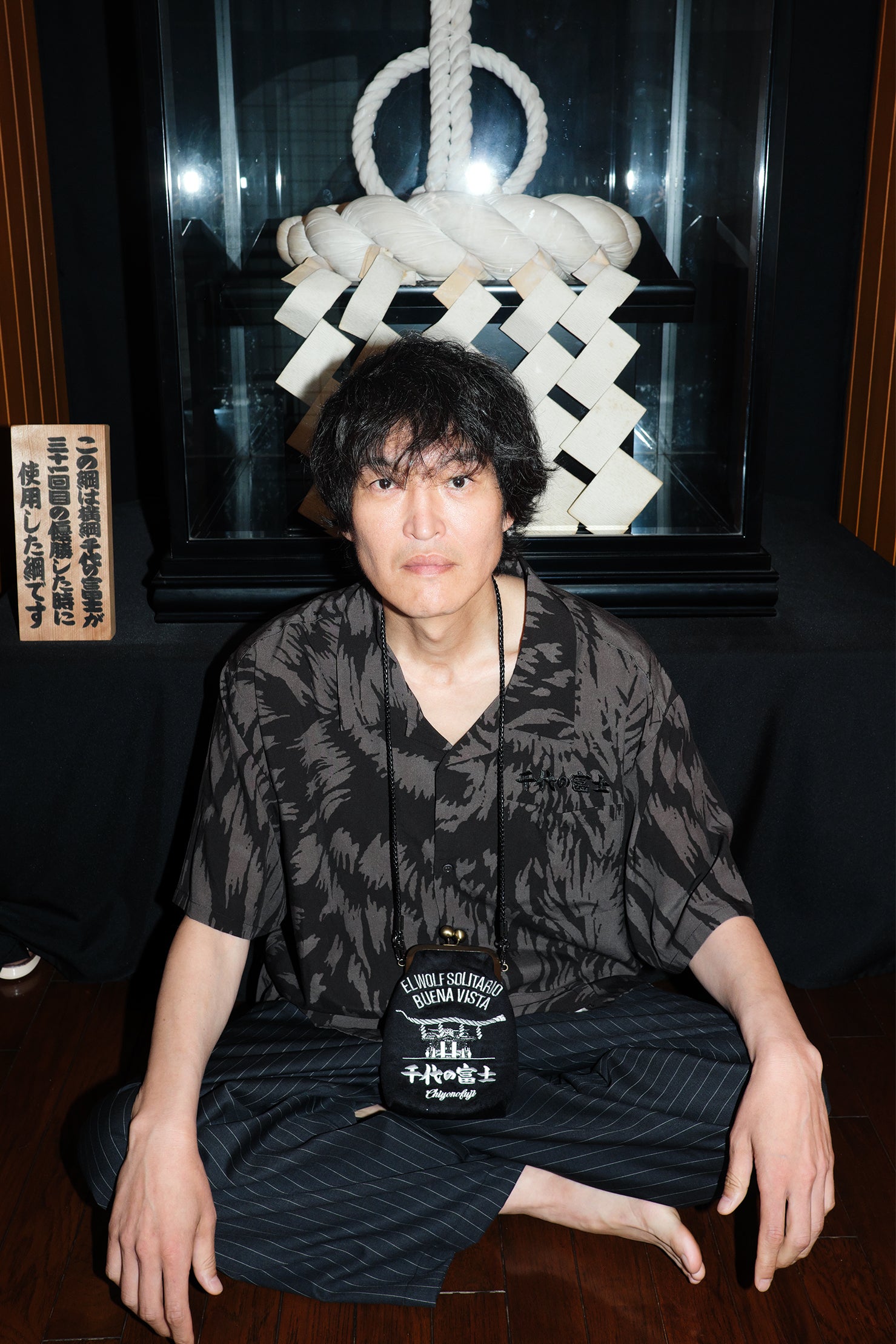 千代の富士×BUENA VISTA】wolf pattern s/s shirt