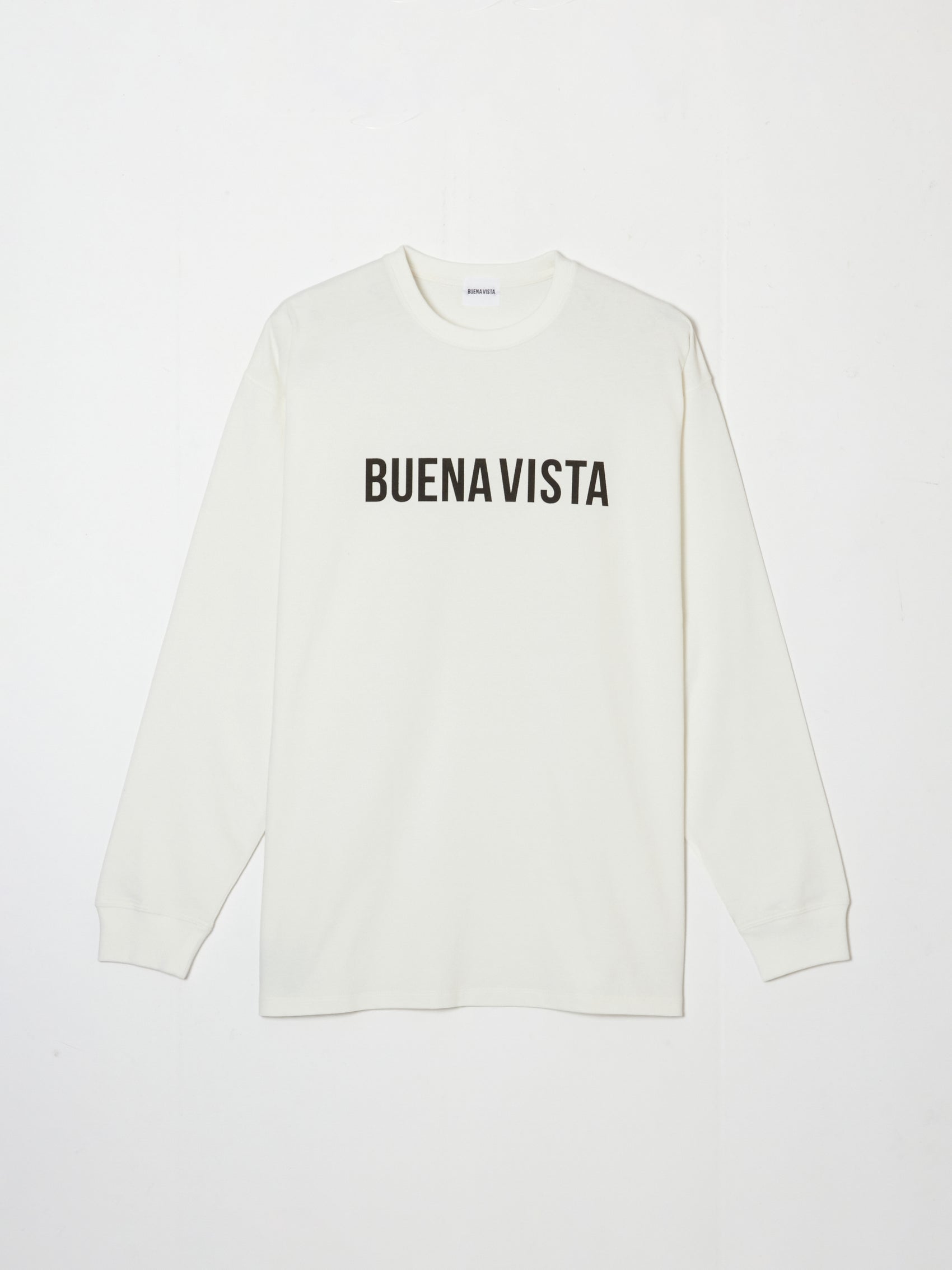 ブエナビスタのBUENA VISTA LOGO L/S・ホワイト