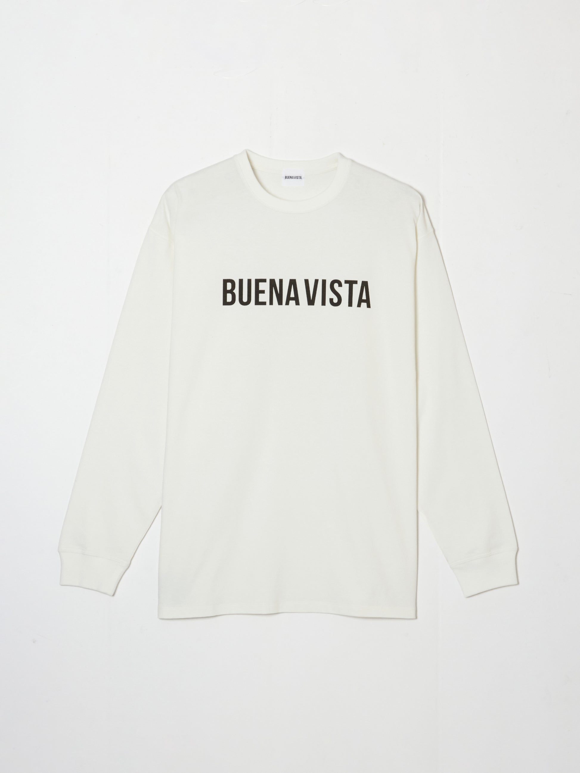 ブエナビスタのBUENA VISTA LOGO L/S・ホワイト