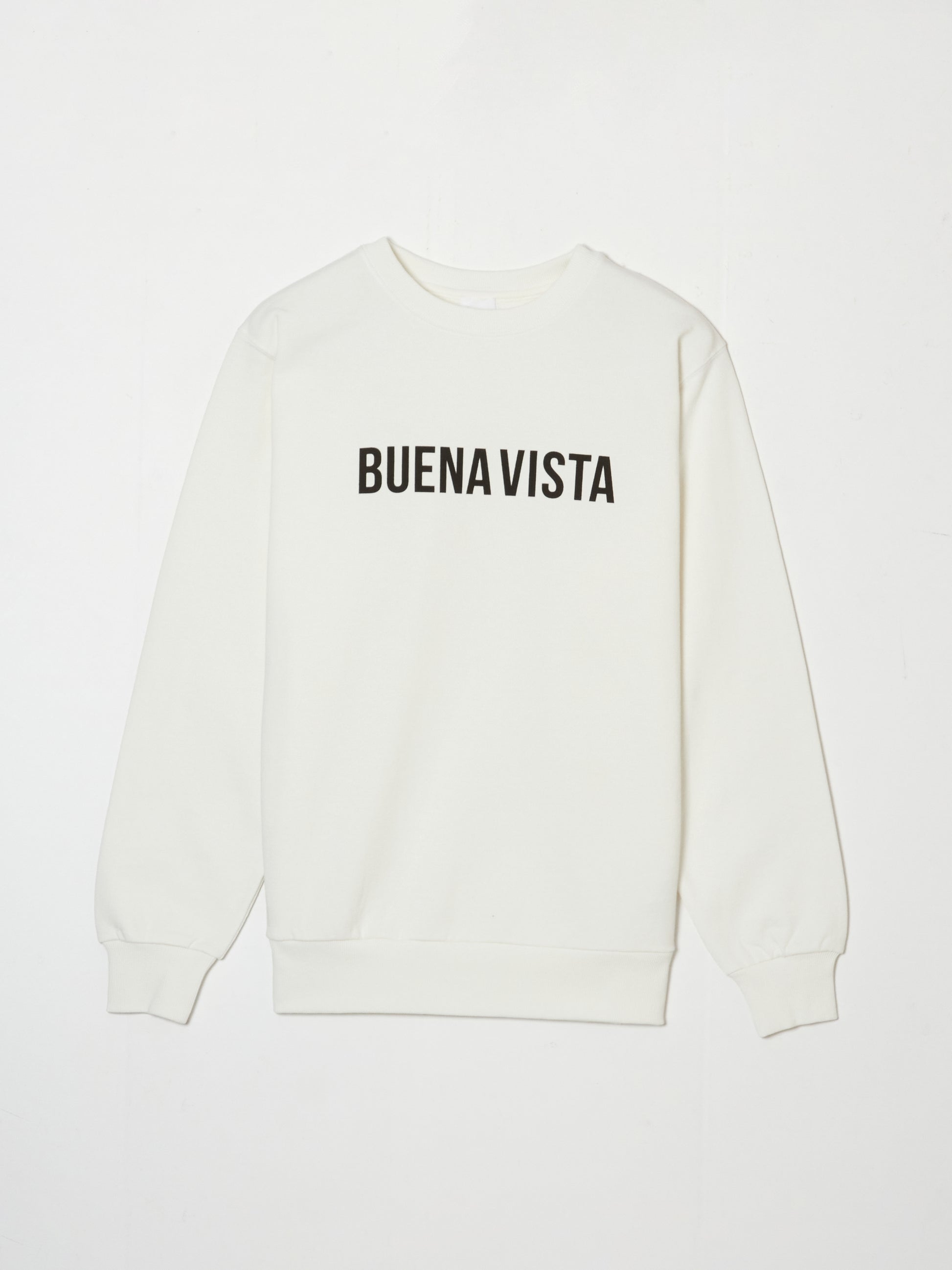 ブエナビスタのBUENA VISTA LOGO SWEAT・ホワイト