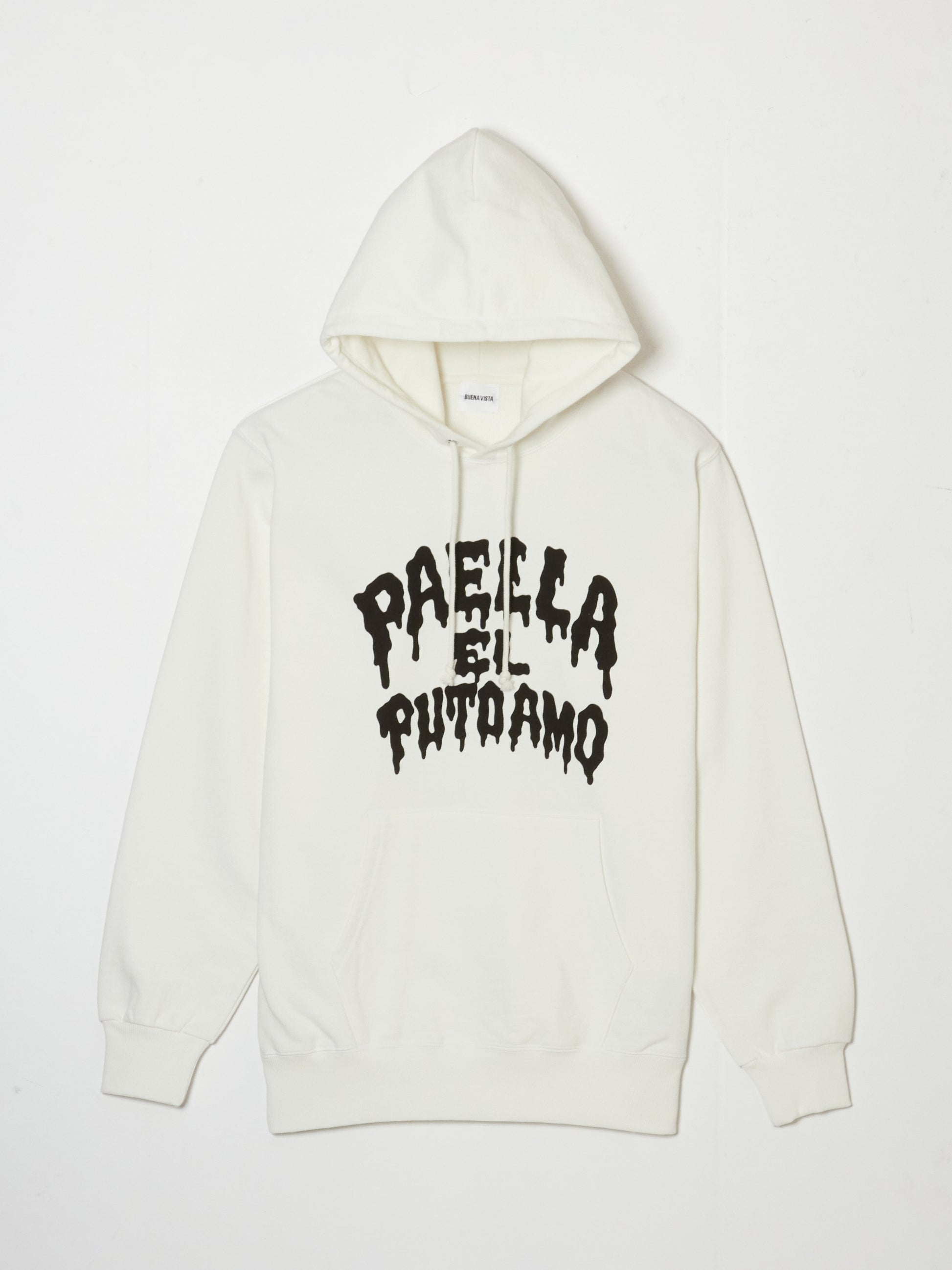 ブエナビスタのPAELLA EL PUTO AMO HOODIE・ホワイト