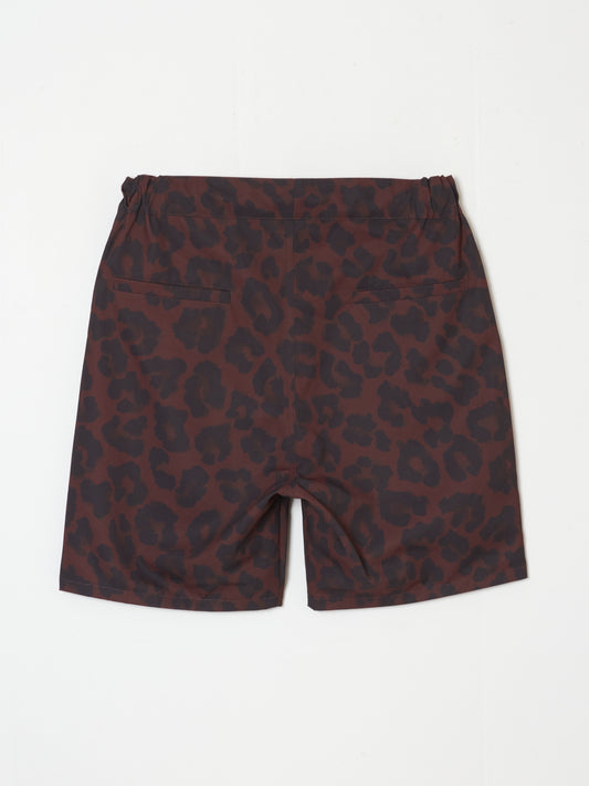 Leopard half pants