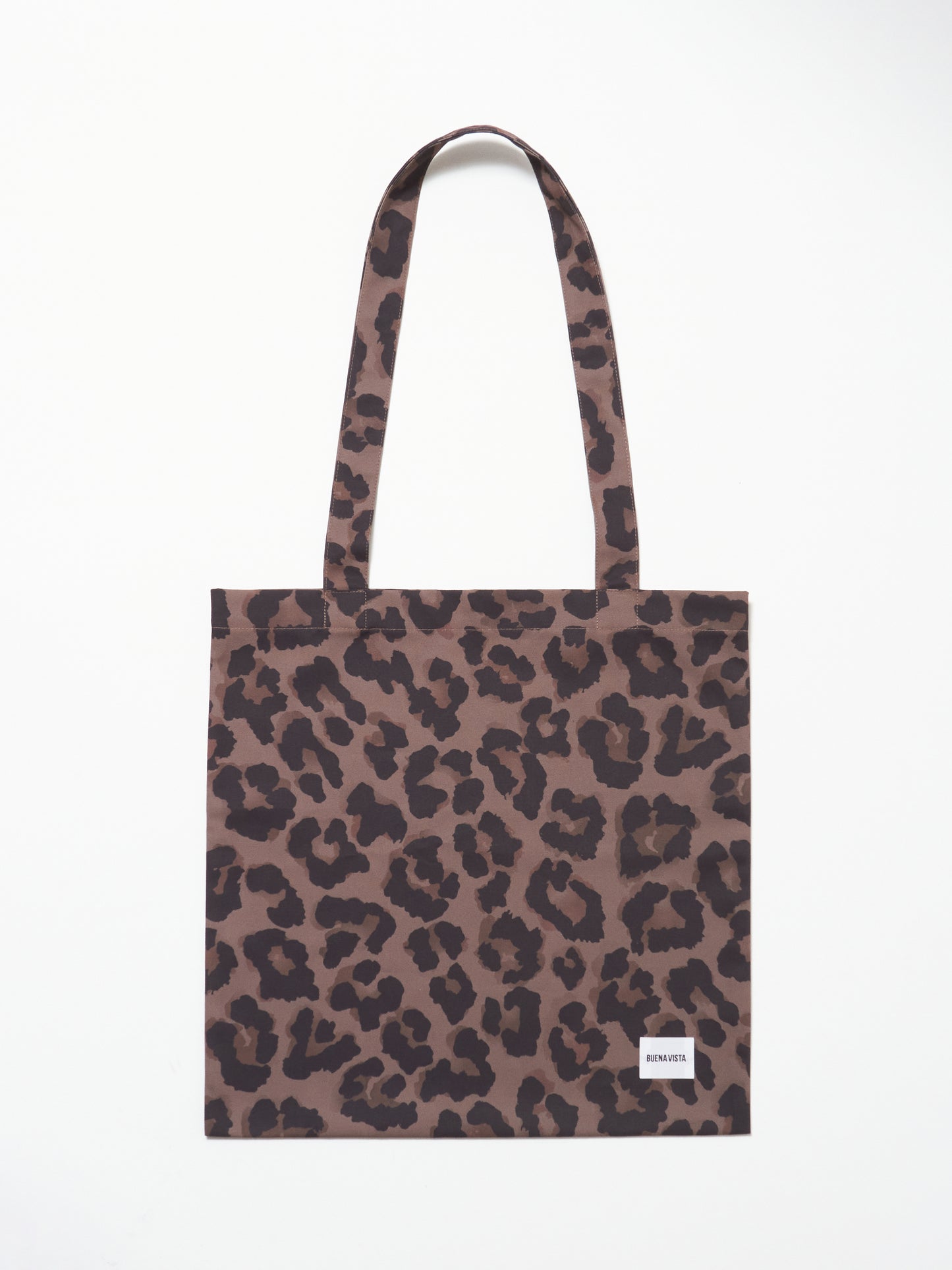 ブエナビスタのLeopard tote bag・ベージュ