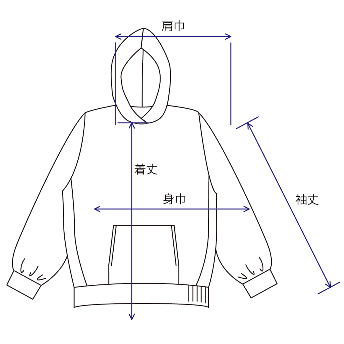 採寸イメージ