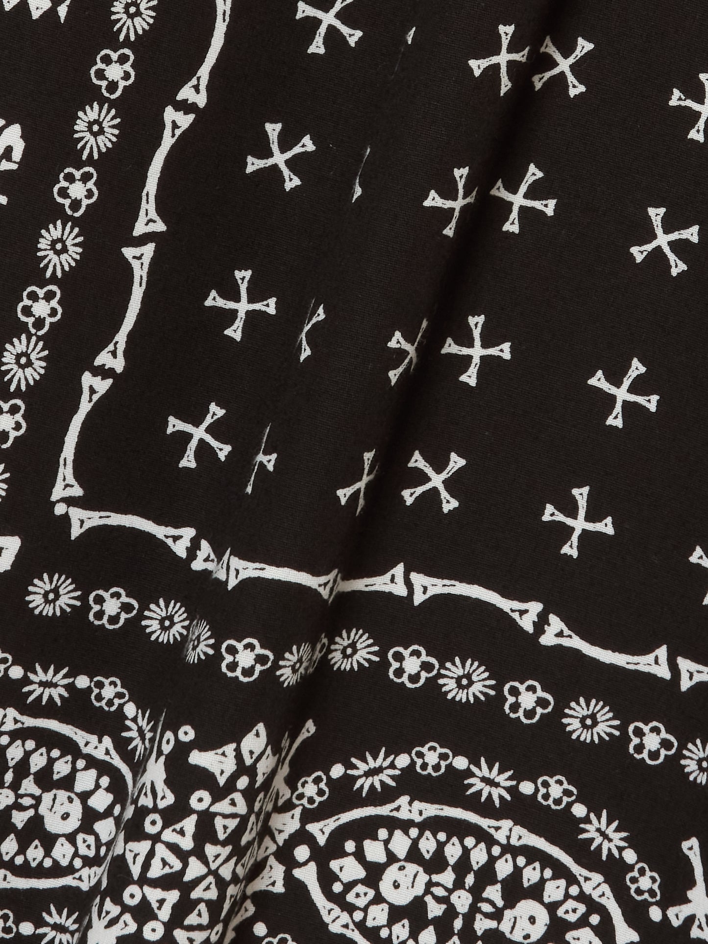 【横尾忠則 × BUENA VISTA】髑髏 bandana L/S shirts