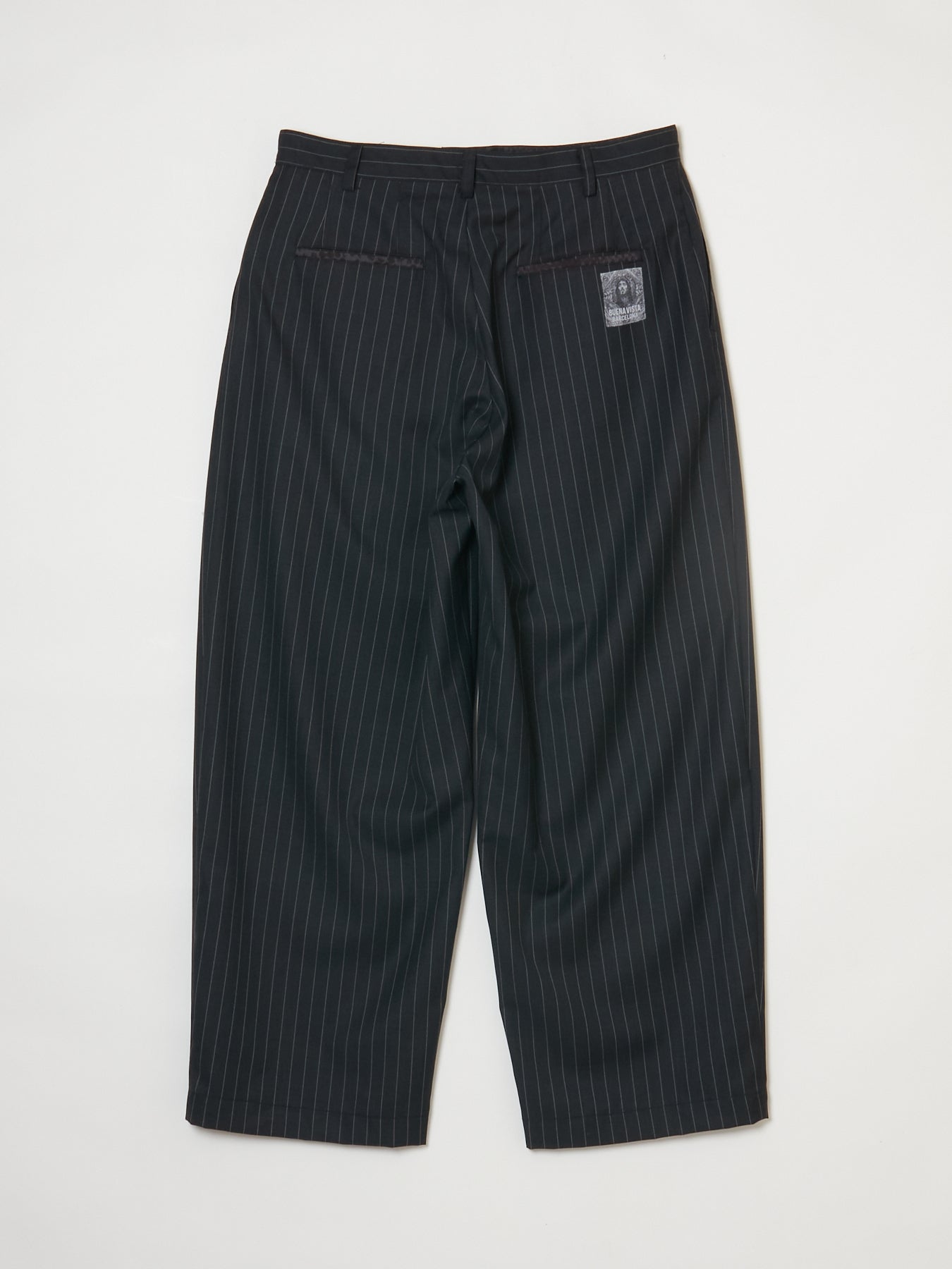 Stripe huge pants