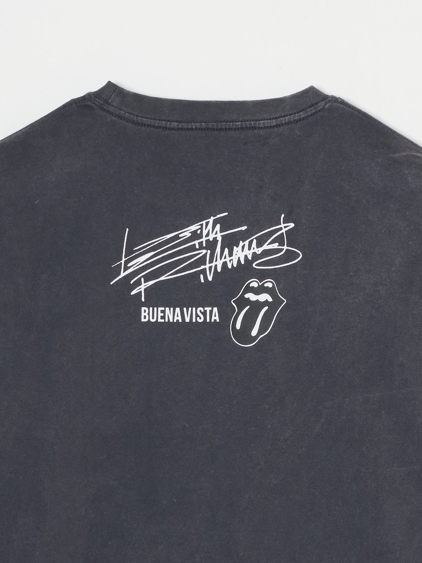 The Rolling Stones rip&tongue pigment L/S tee