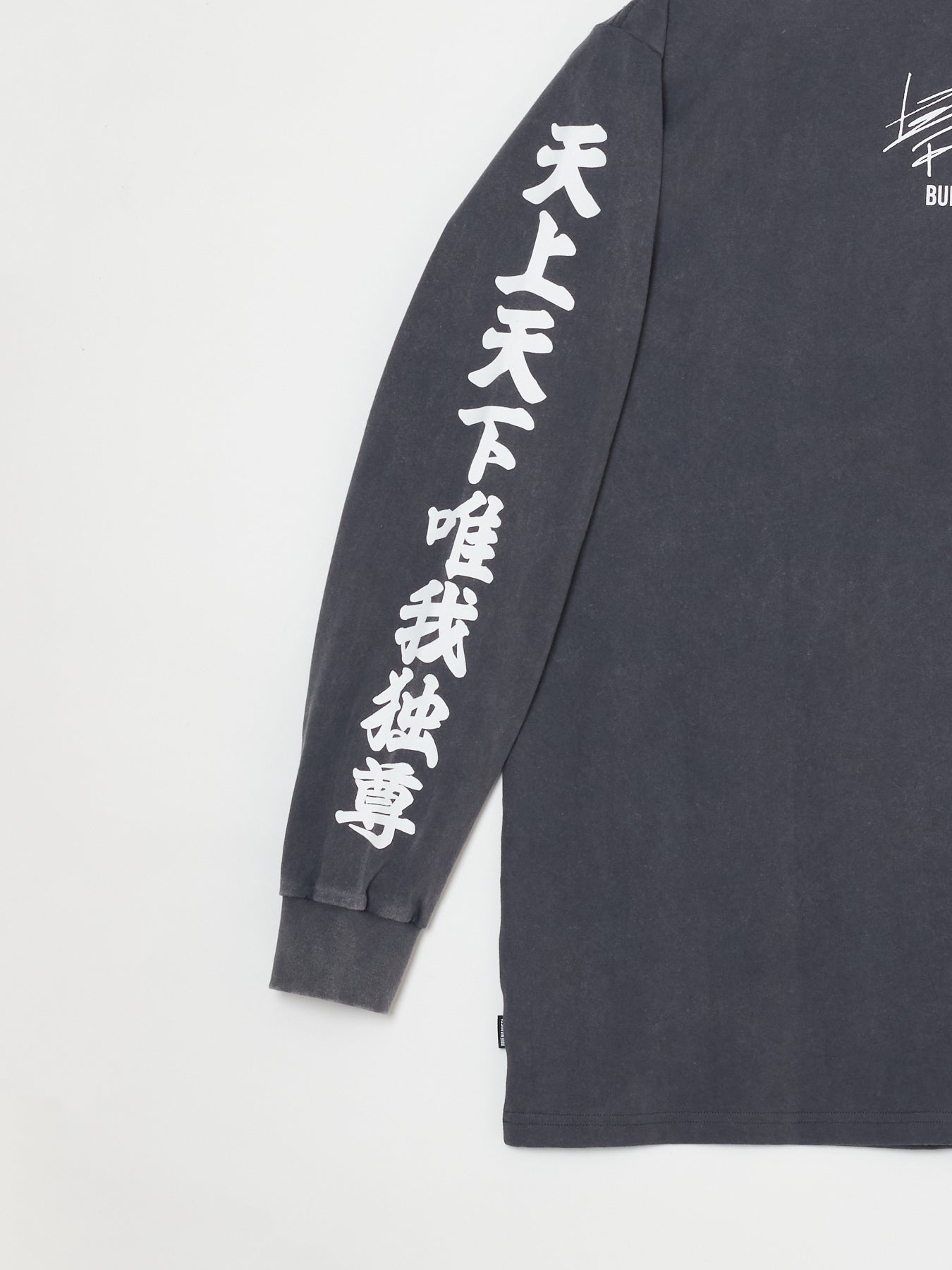 The Rolling Stones rip&tongue pigment L/S tee