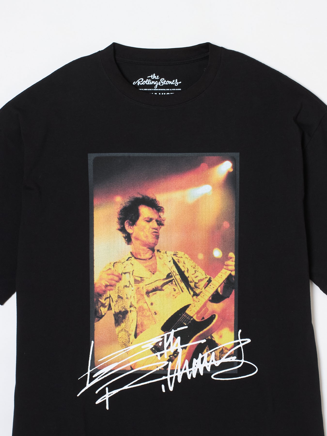 Keith Richards photo tee dos – BUENA VISTA｜ブエナビスタ 公式サイト