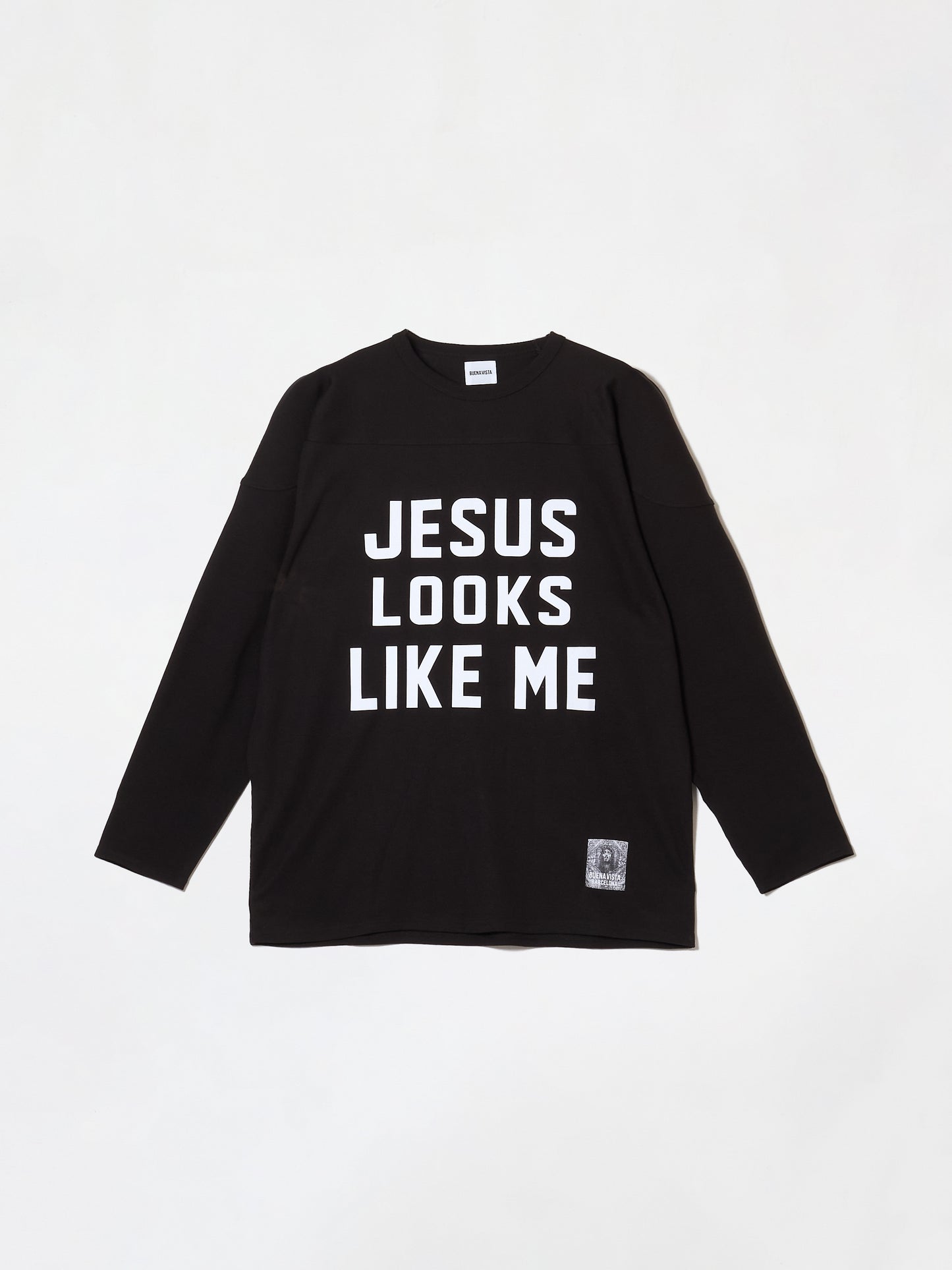 Jesus looks like me football shirt
