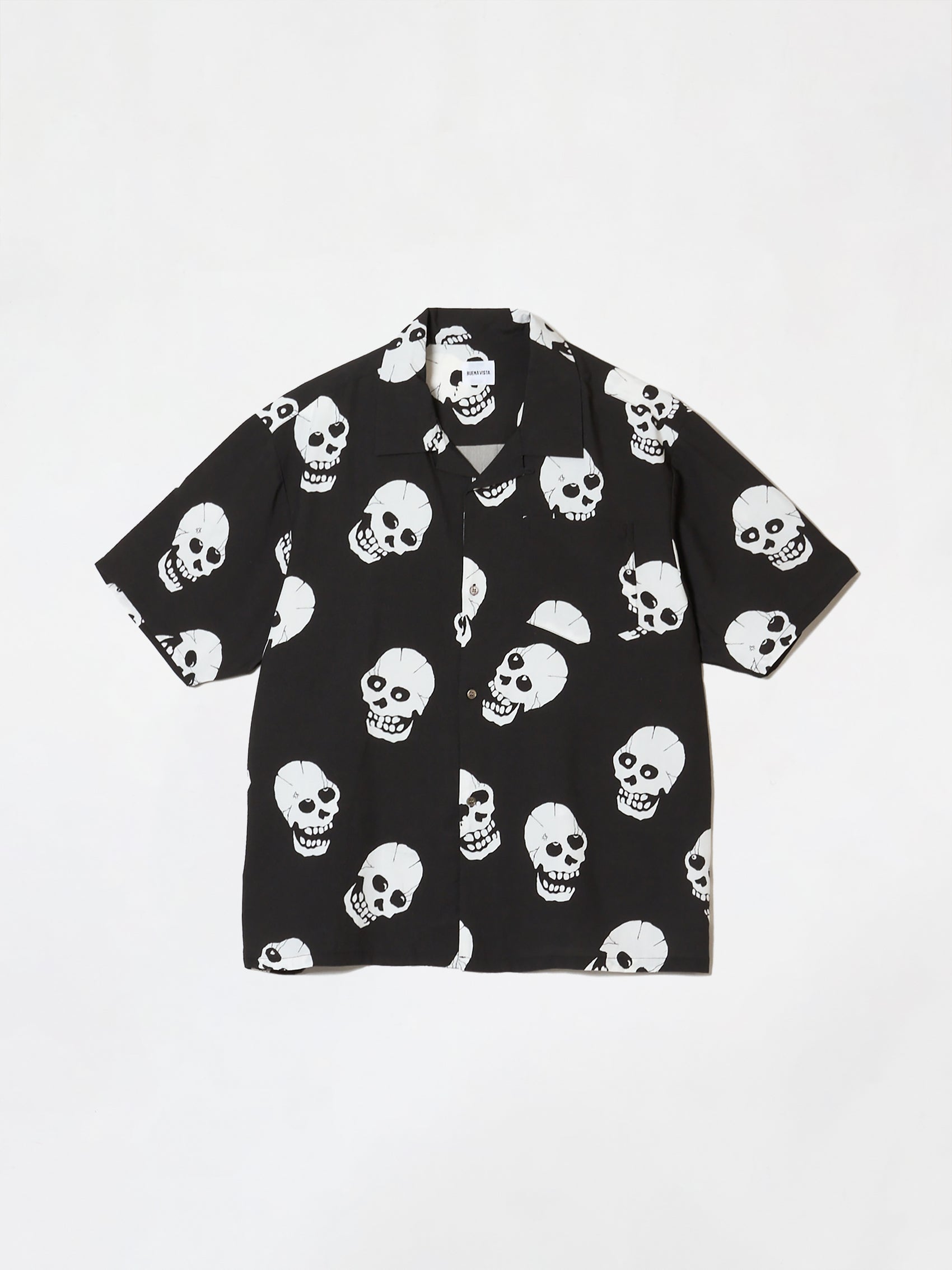 Skull patterned s/s shirt