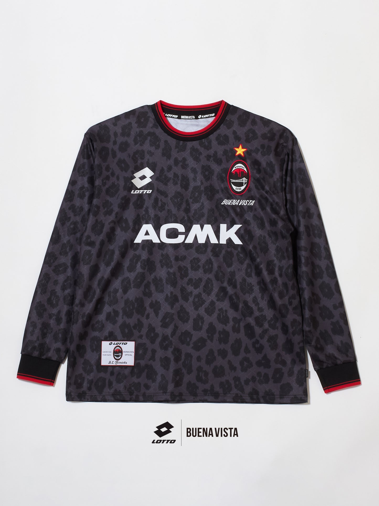 【LOTTO × BUENA VISTA】leopard game shirt L/S