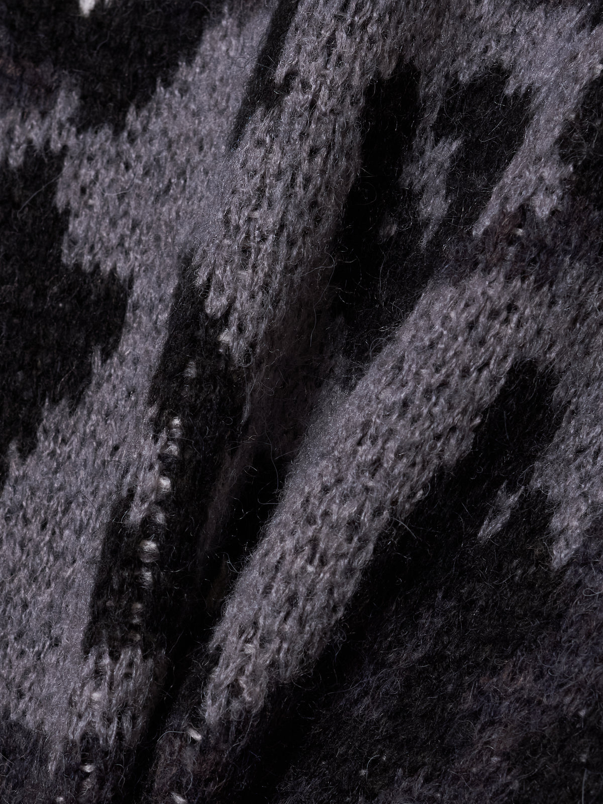 Leopard camo crew neck knit