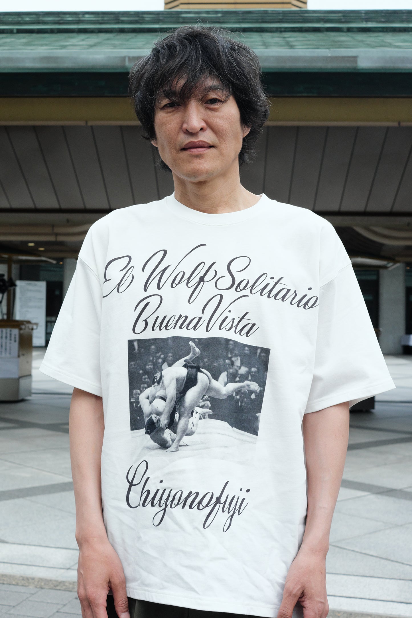 【千代の富士×BUENA VISTA】El wolf solitario tee tres