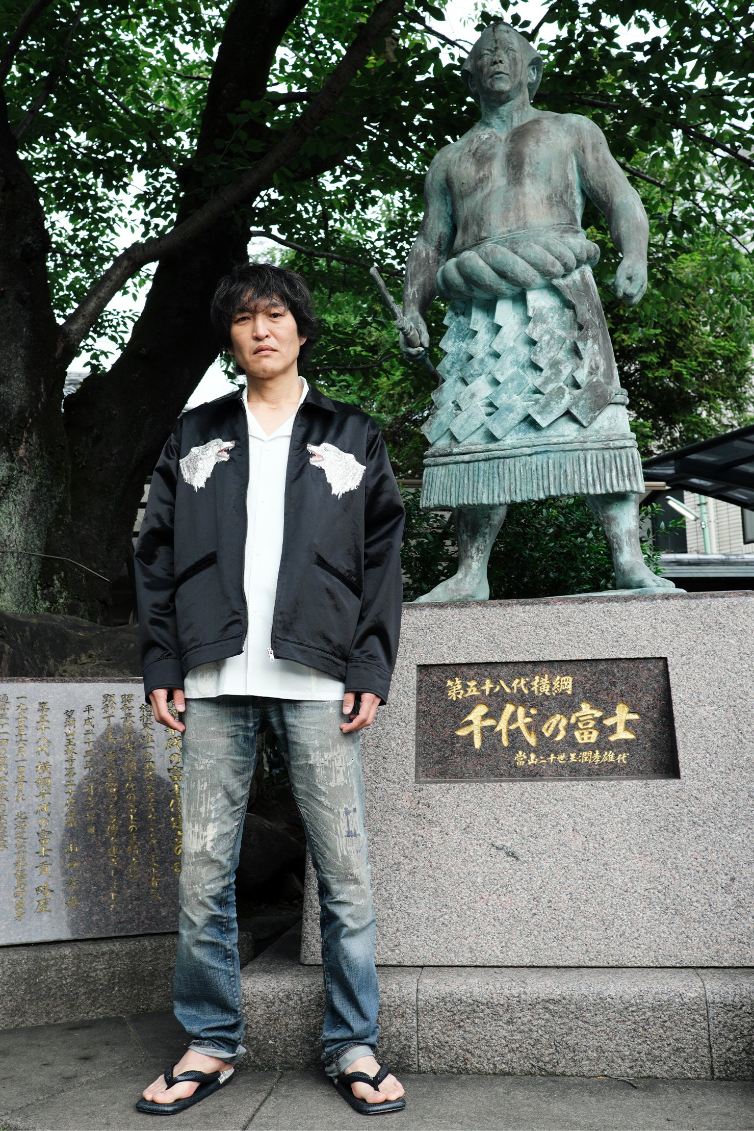 千代の富士×BUENA VISTA】embroidery jacket