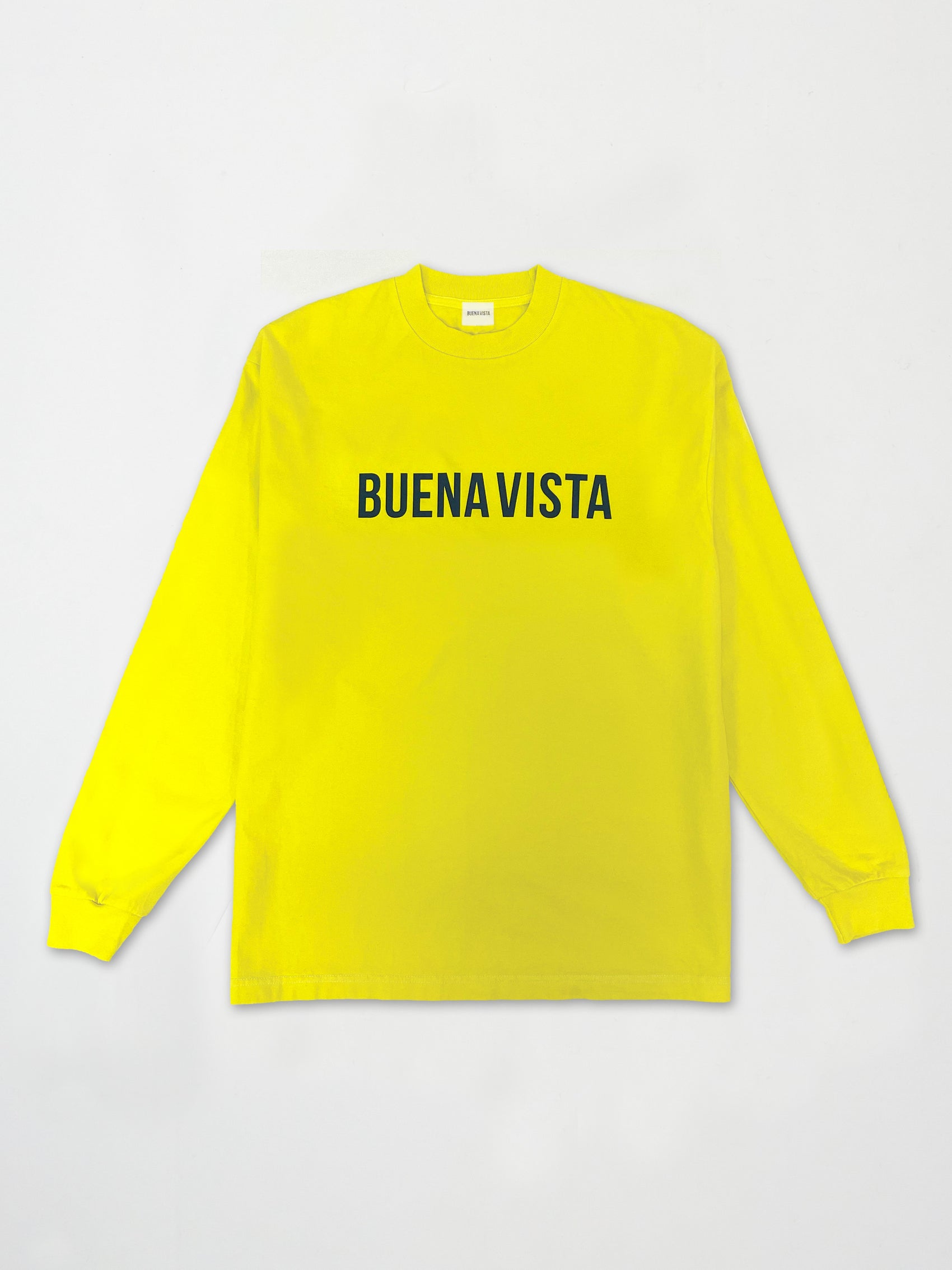 ブエナビスタのBUENA VISTA LOGO color L/S・イエロー