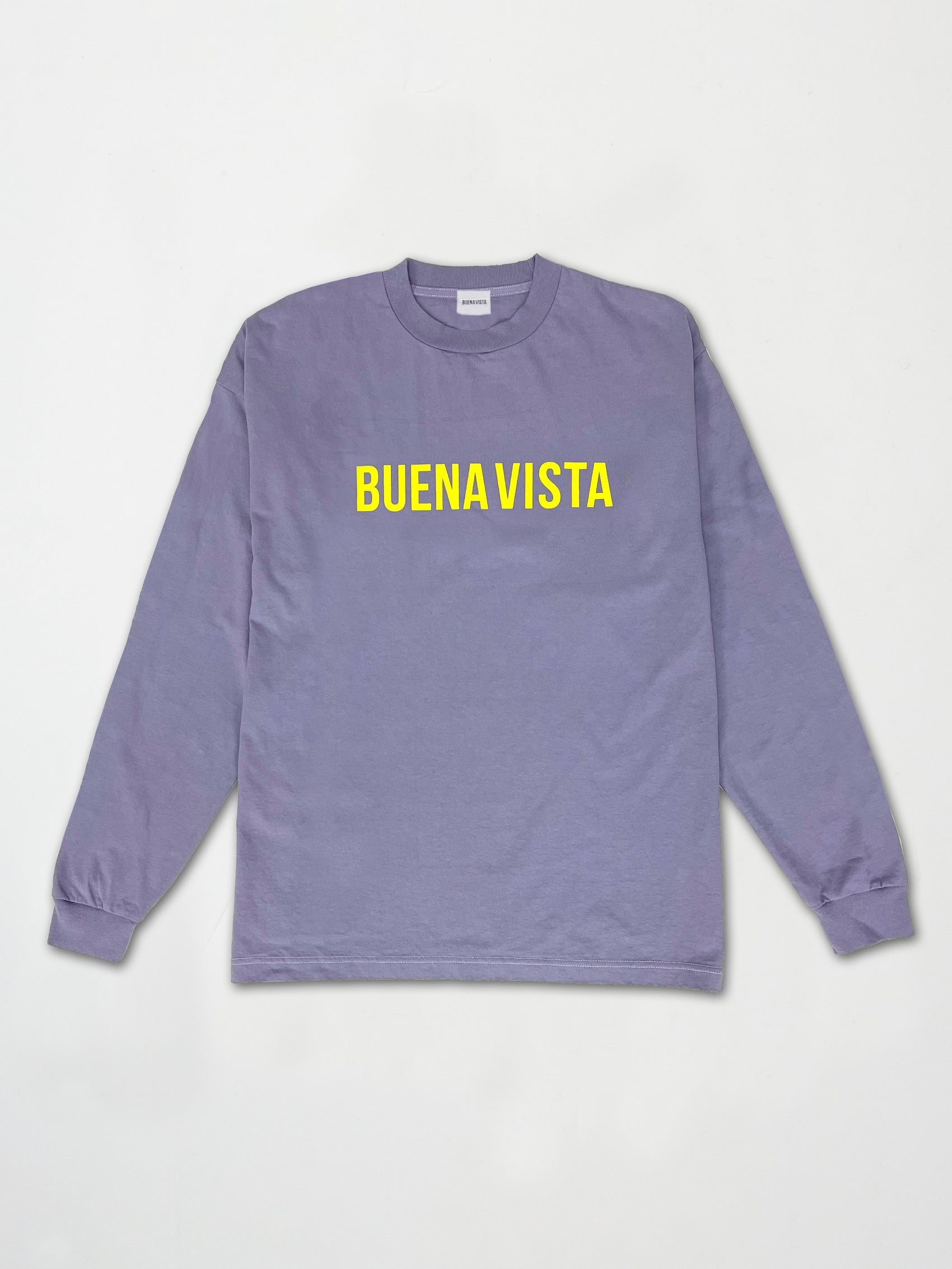 ブエナビスタのBUENA VISTA LOGO color L/S・パープル