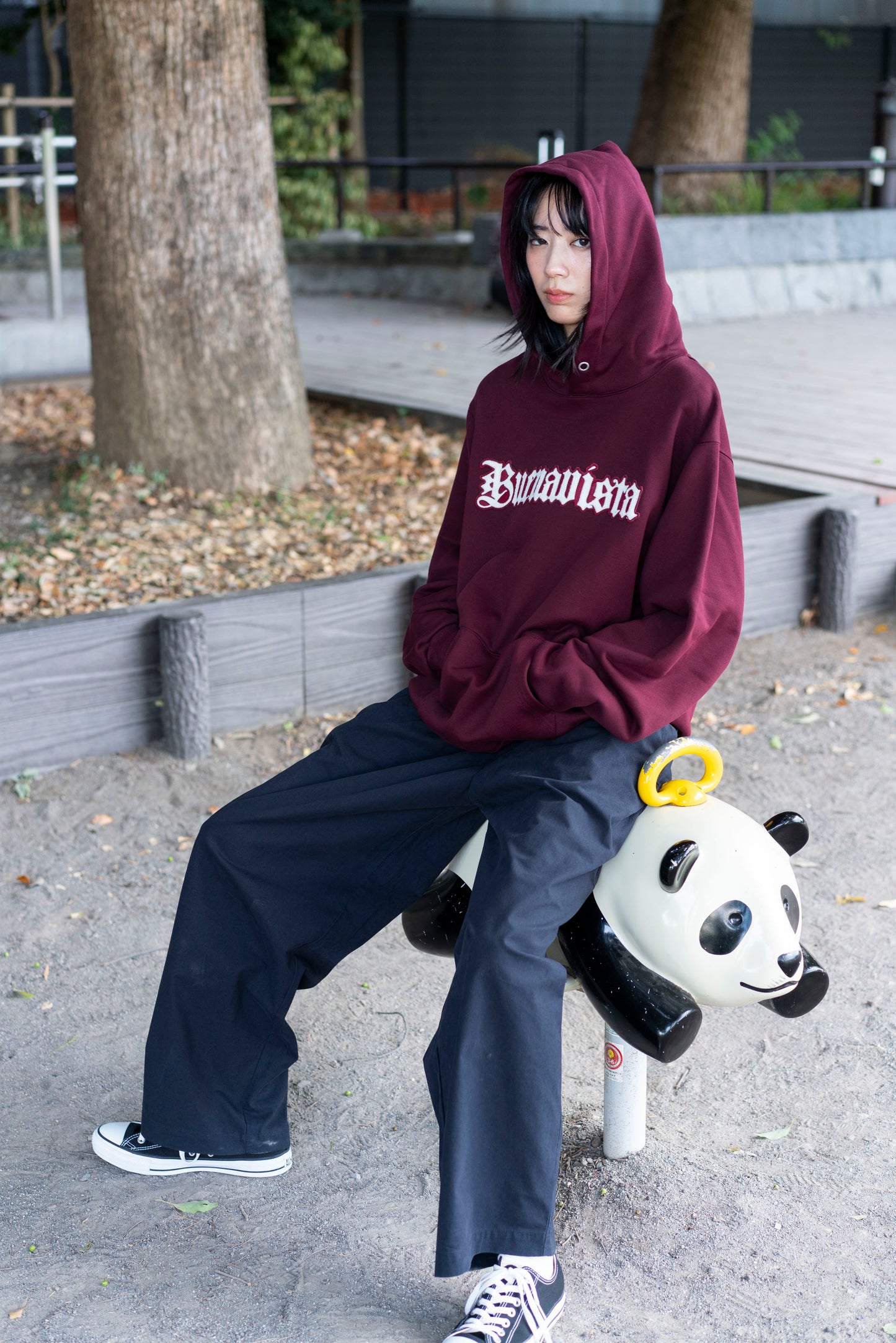BV gothic logo hoodie