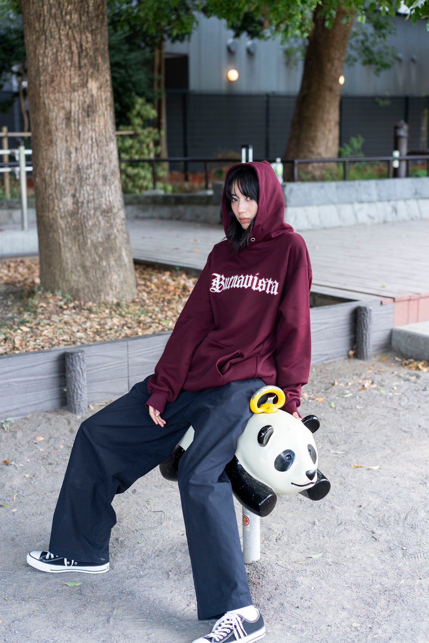 BV gothic logo hoodie