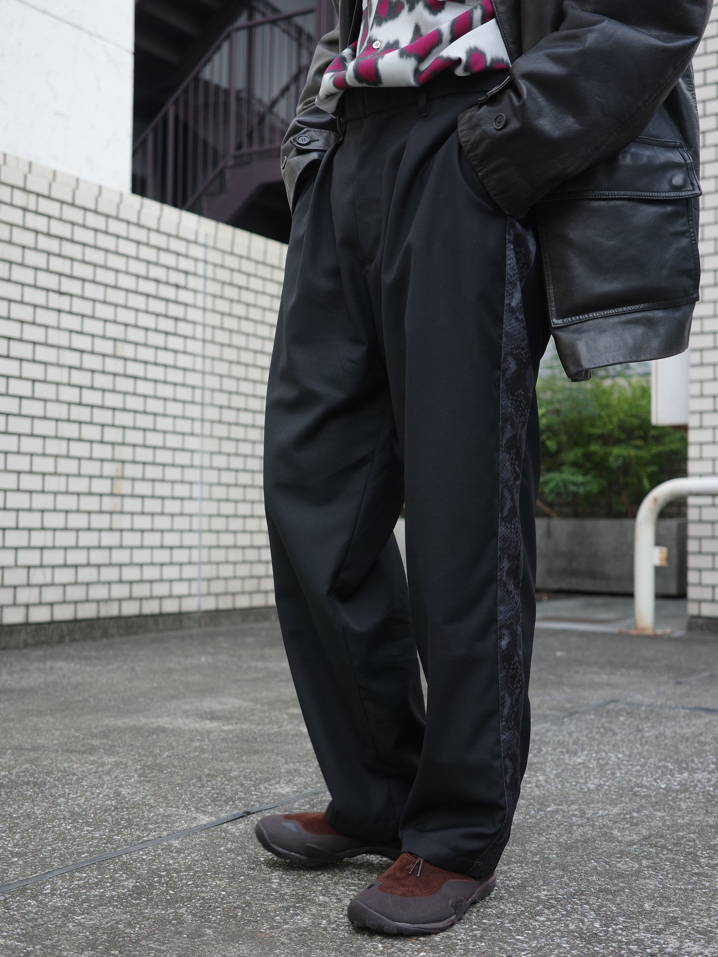 Side line python pants