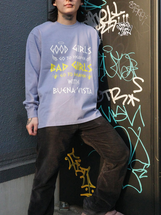 Good girl bad girl pigment L/S tee