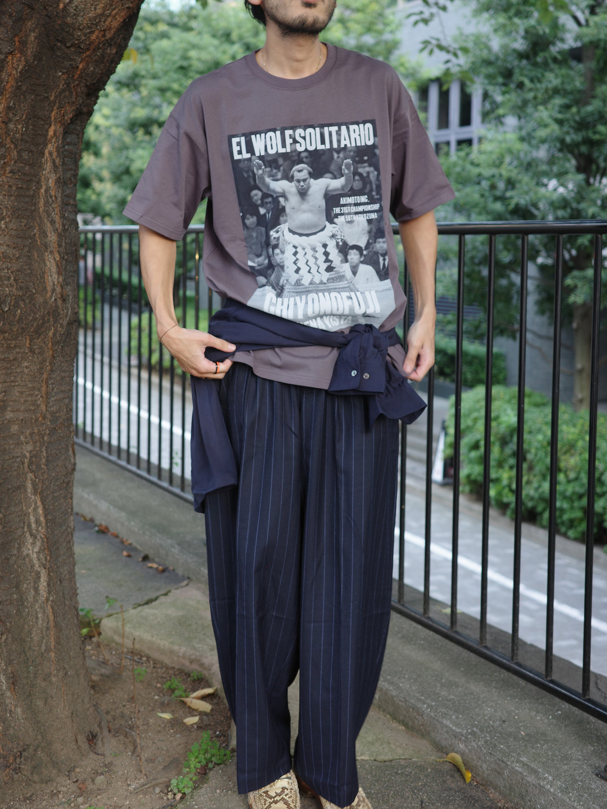 【千代の富士×BUENA VISTA】El wolf solitario tee uno