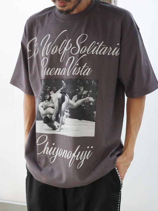 【千代の富士×BUENA VISTA】El wolf solitario tee tres