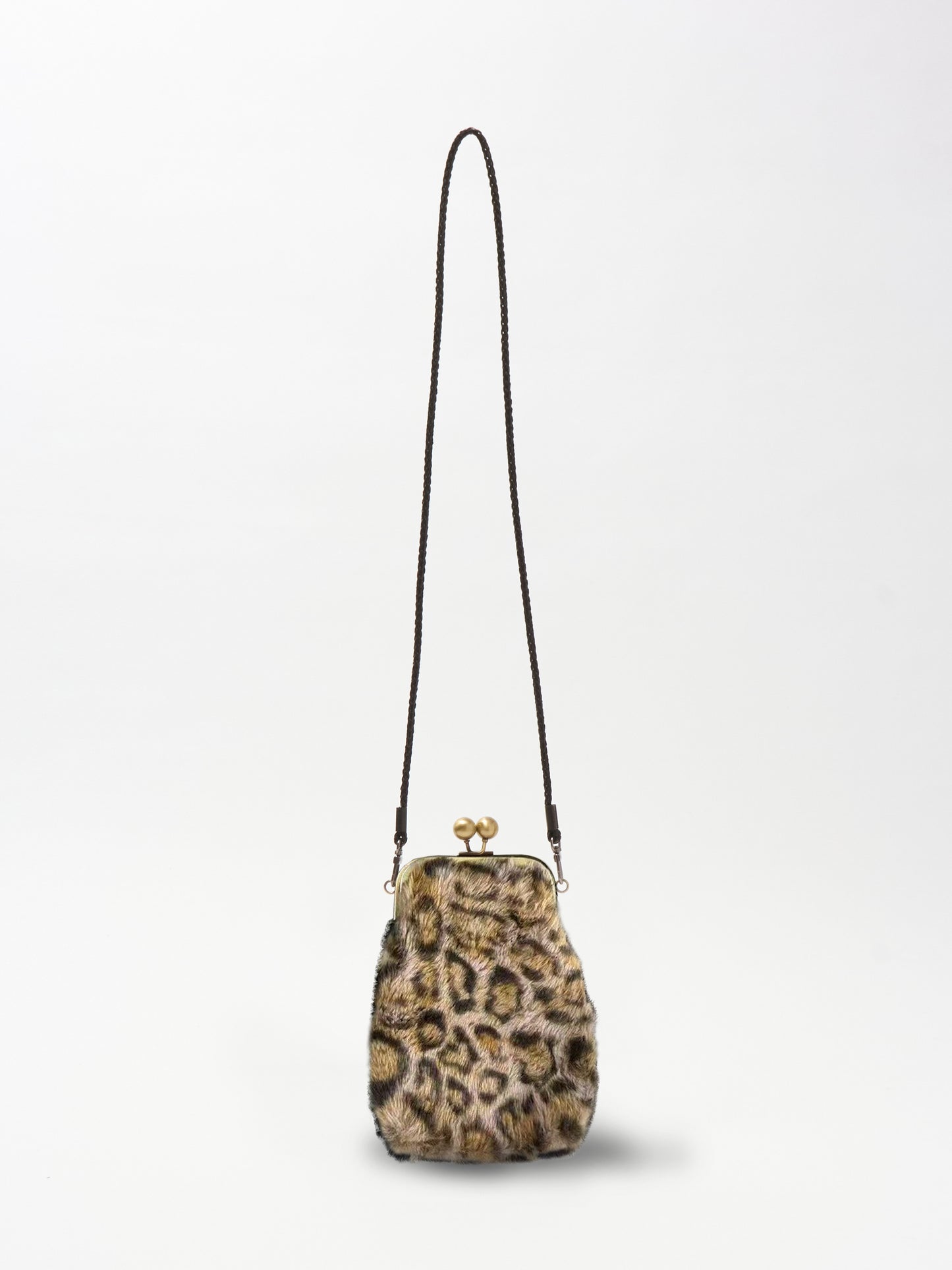 BV がま口 fur leopard